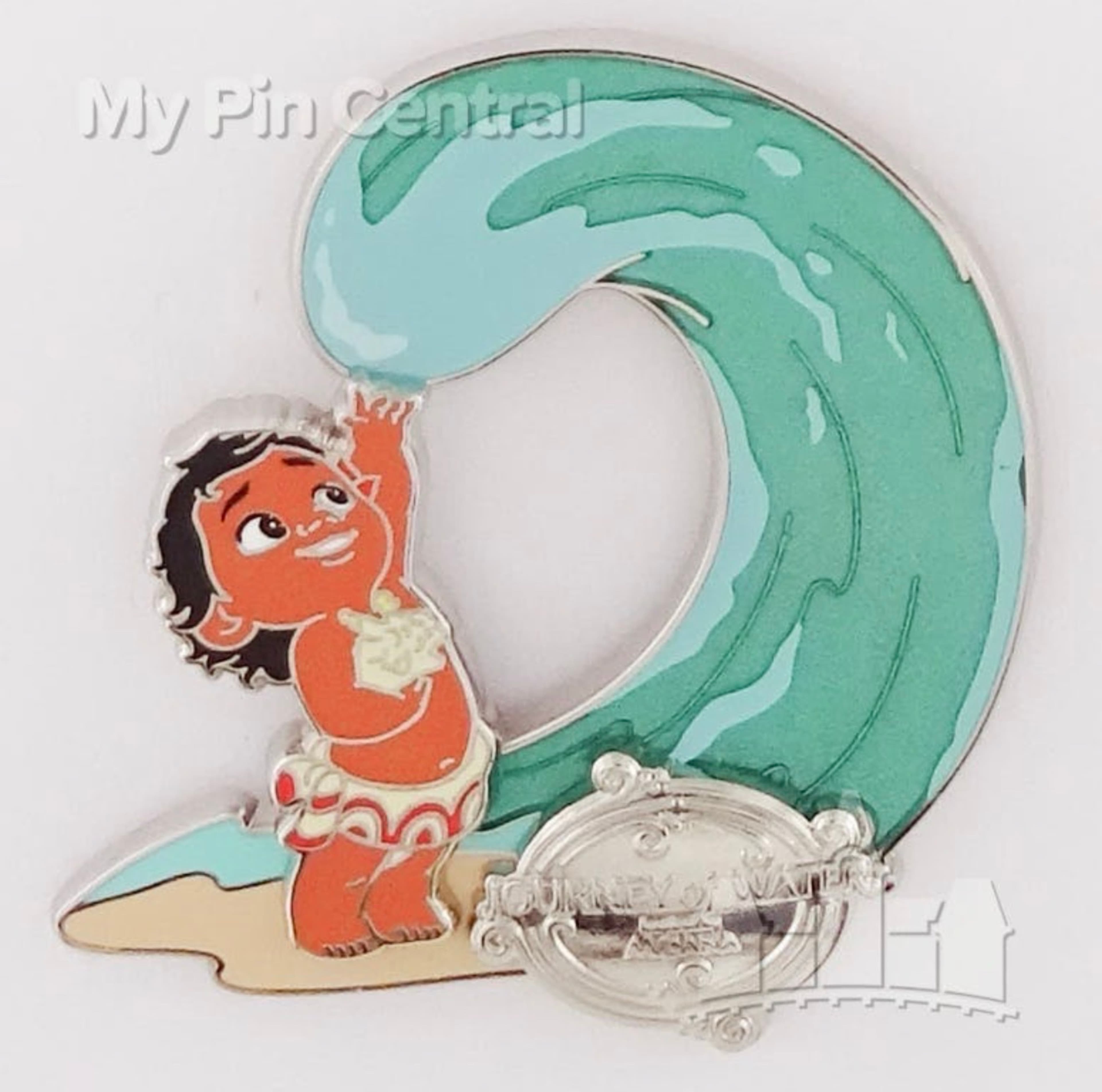 Baby Moana Journey of Water Epcot Opening Day Pin front