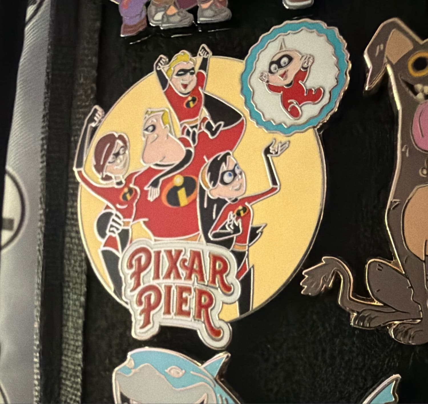 Disney Parks Pixar Pier The Incredibles Family Jack Jack Pin