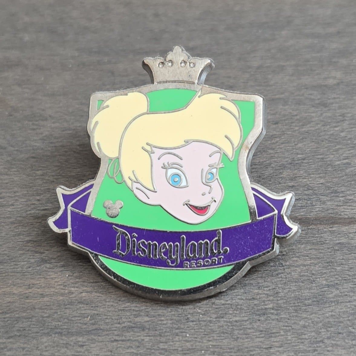 Tinker Bell Crest - Disneyland Resort 2012 Hidden Mickey front