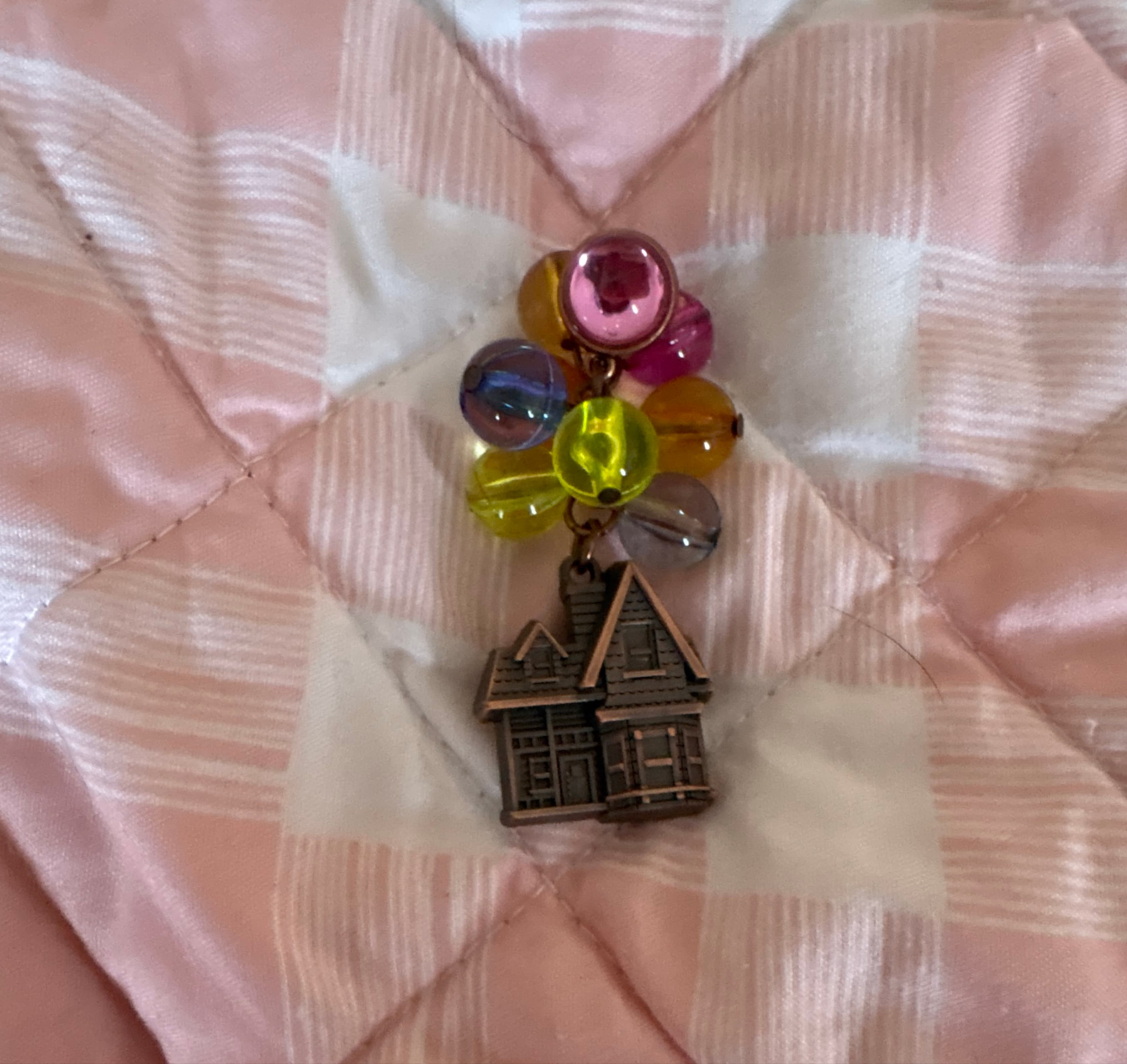 Up House Bead Balloon Pin