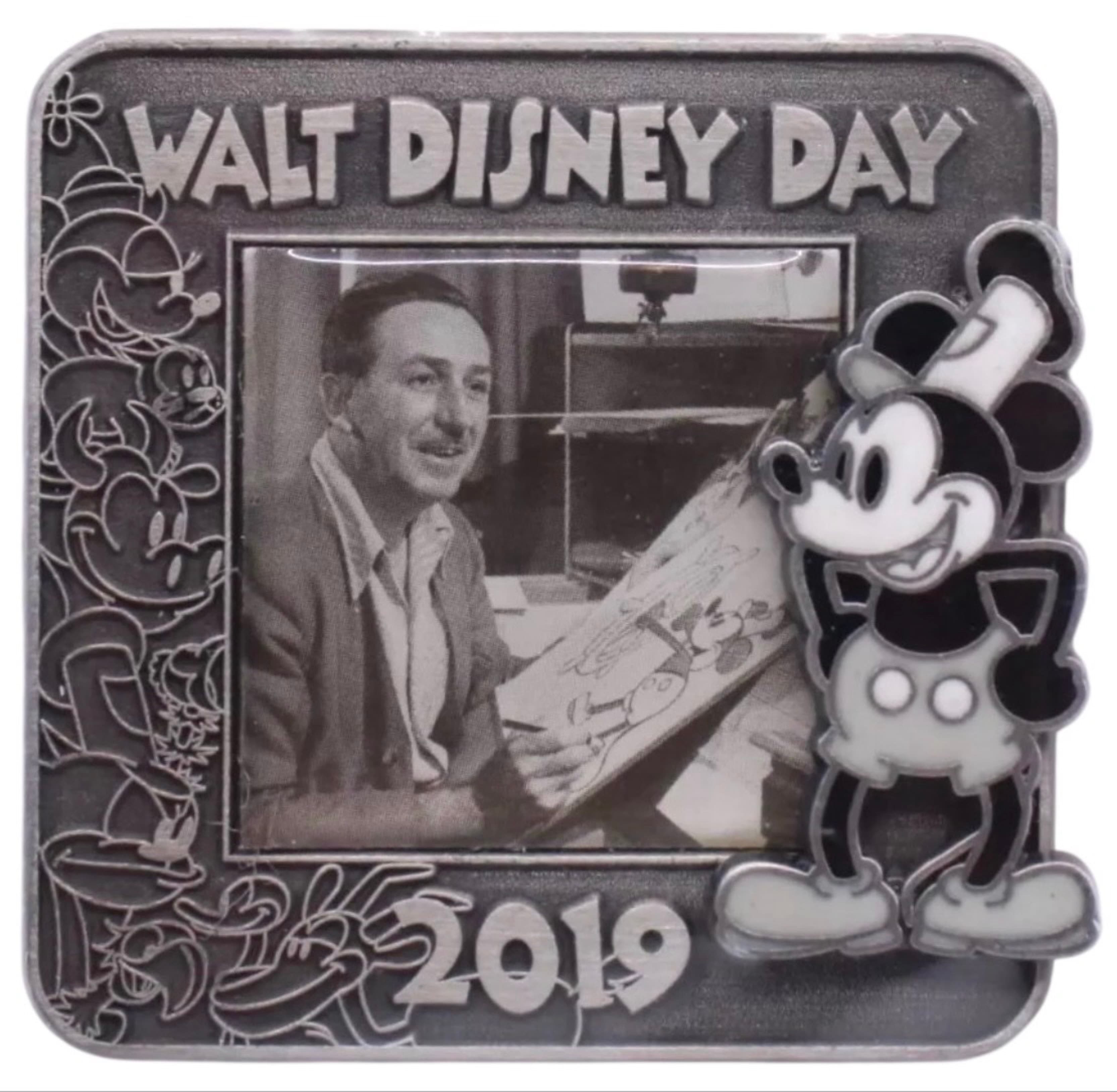 Walt Disney Day 2019 - Walt Disney with Classic Characters and Steamboat Willie front