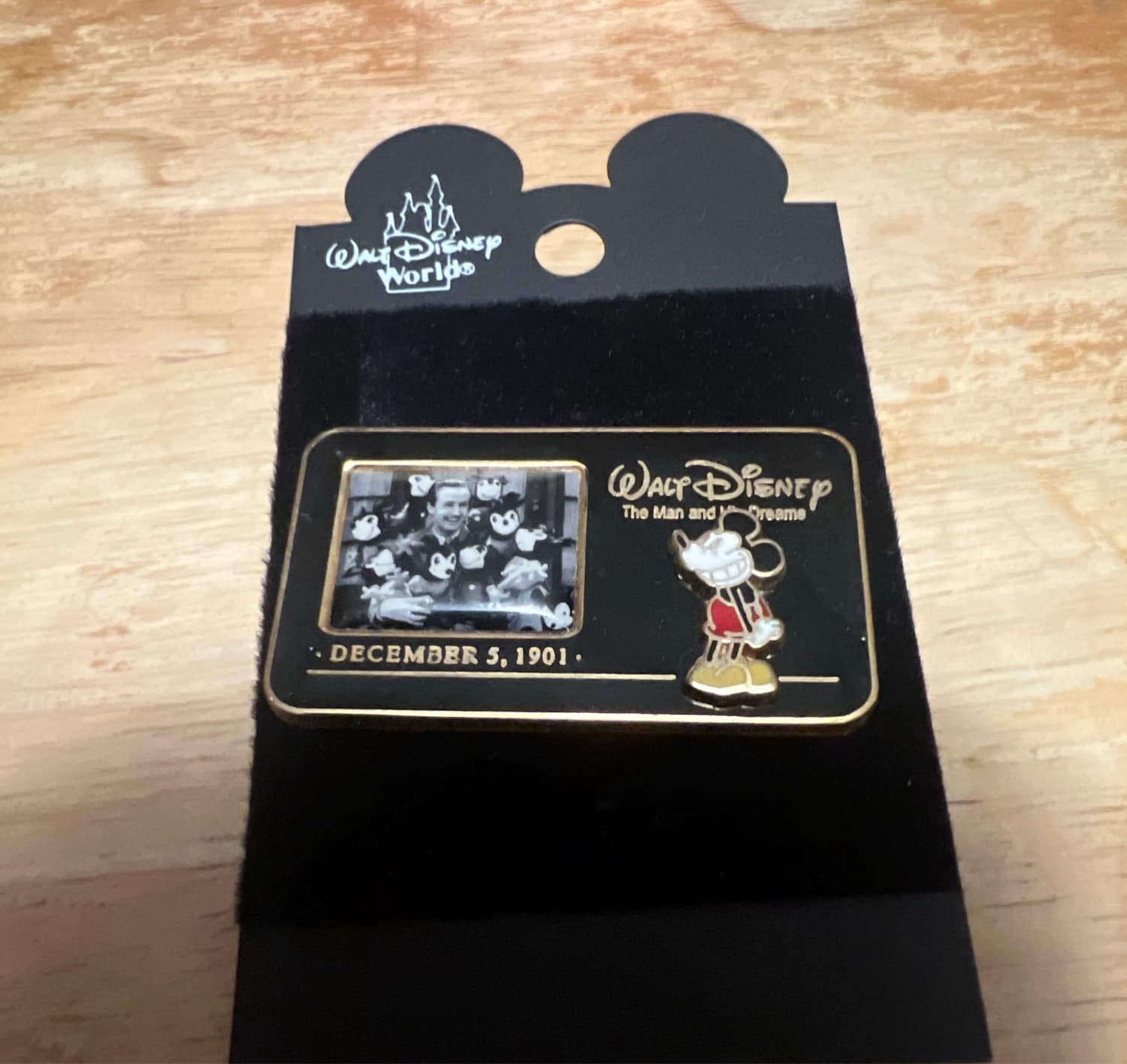 Walt Disney The Man and His Dreams December 5, 1901 Mickey Mouse Pin