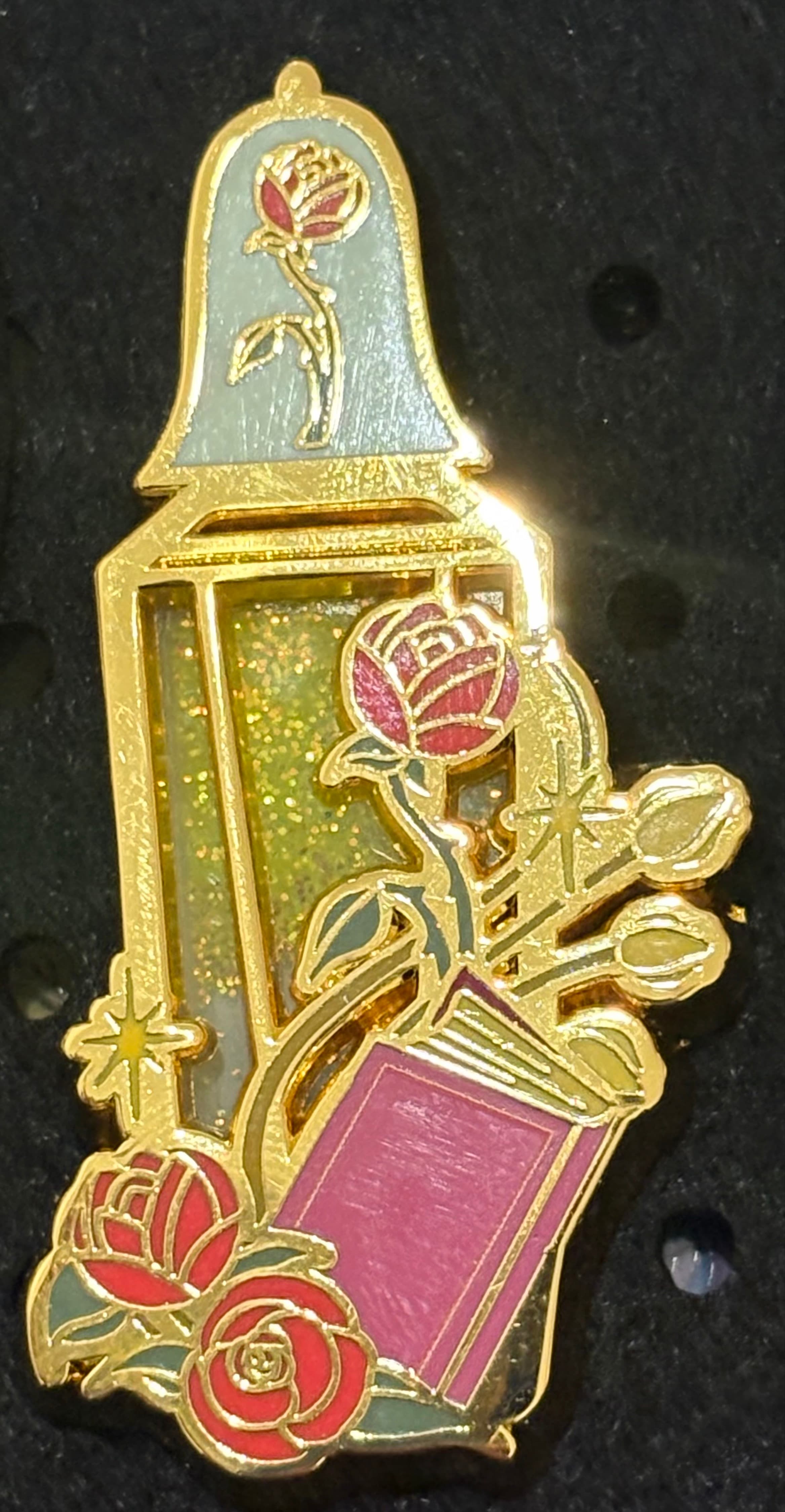 Belle princess glitter perfume bottle front