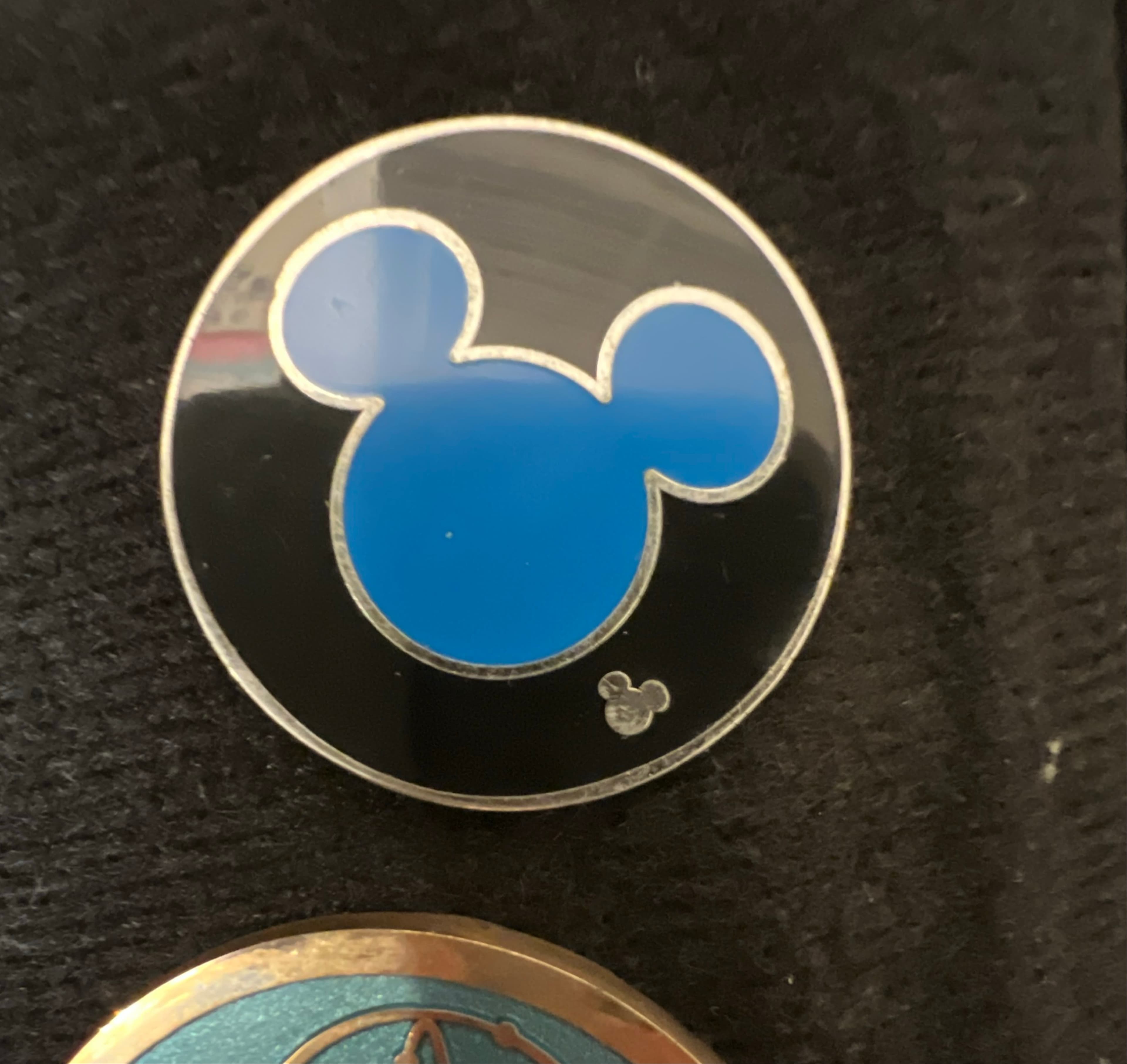 Mickey Icon Blue - Hidden Mickey