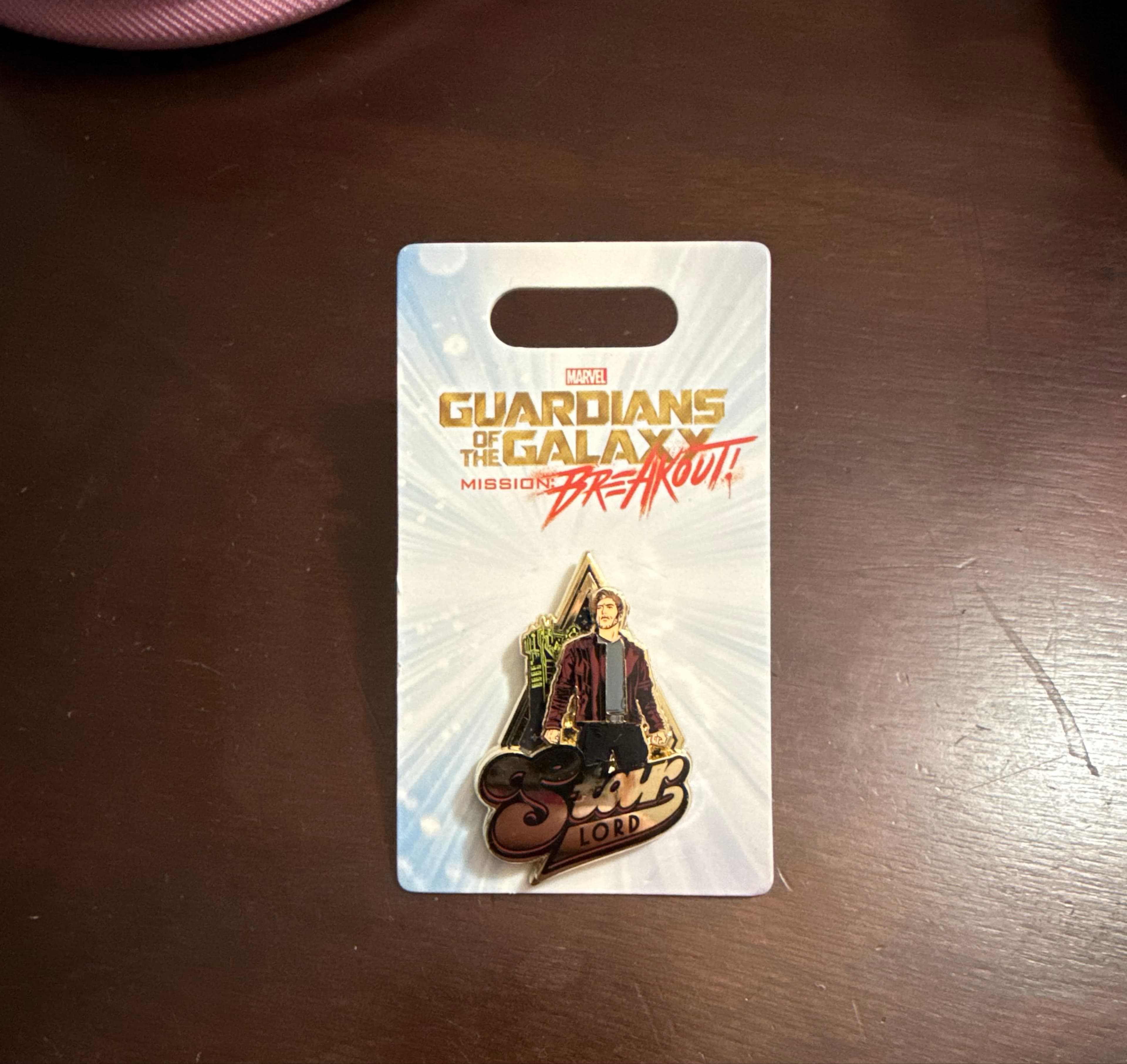 Guardians of the Galaxy Mission: Breakout! Star-Lord Pin front