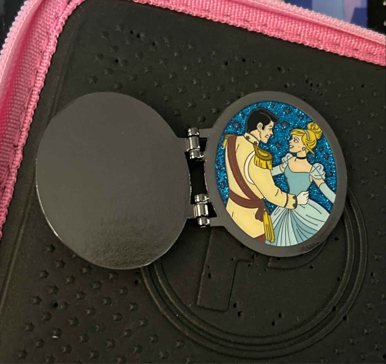 Loungefly Disney Princess Cinderella and Prince Charming Dancing Locket Pin