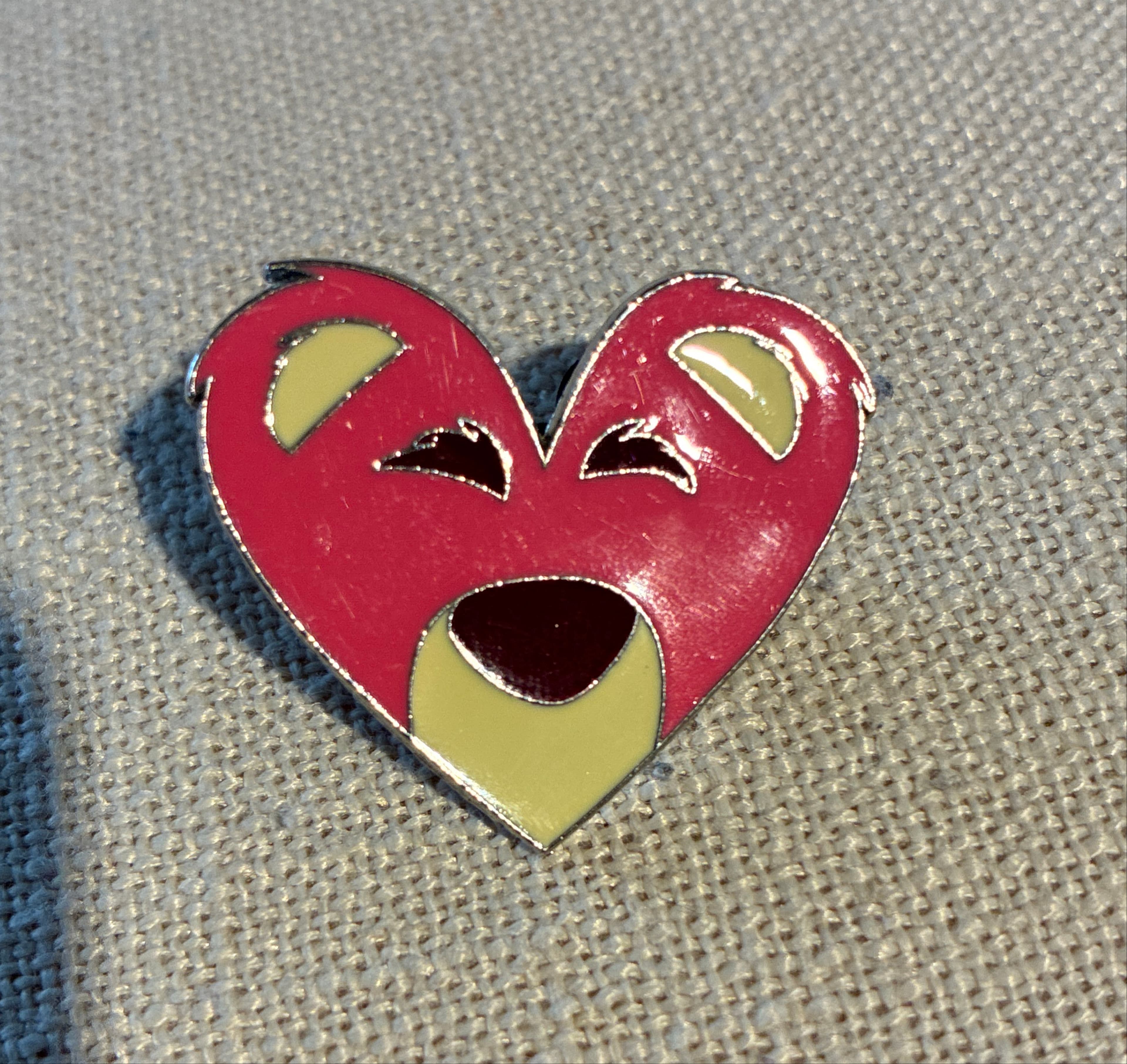 Lotso Heart Shaped Pin