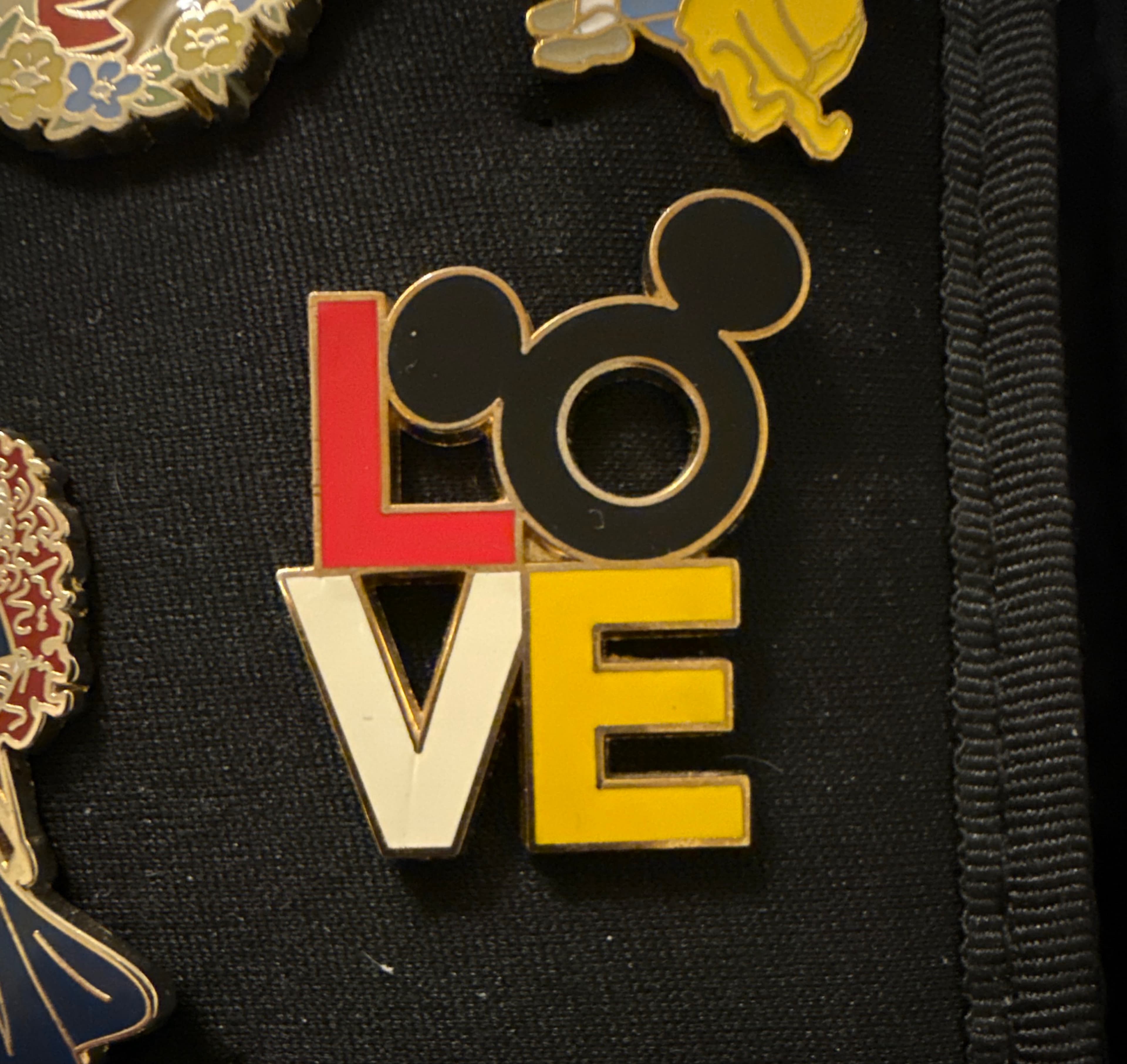 LOVE with Mickey Icon Pin