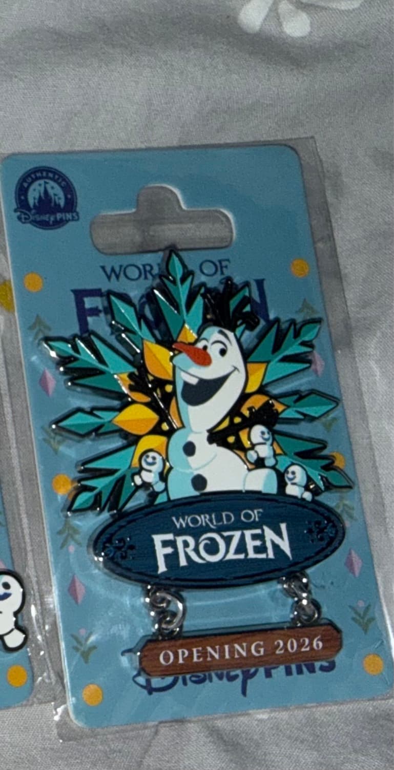 Olaf World Of Frozen Opening Day Disneyland Paris Pin