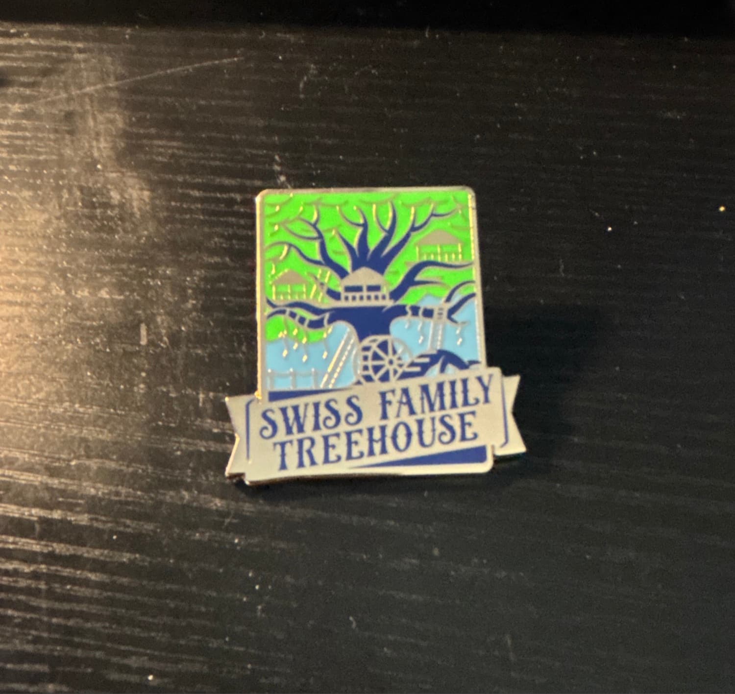 Swiss Family Treehouse Attraction Pin front