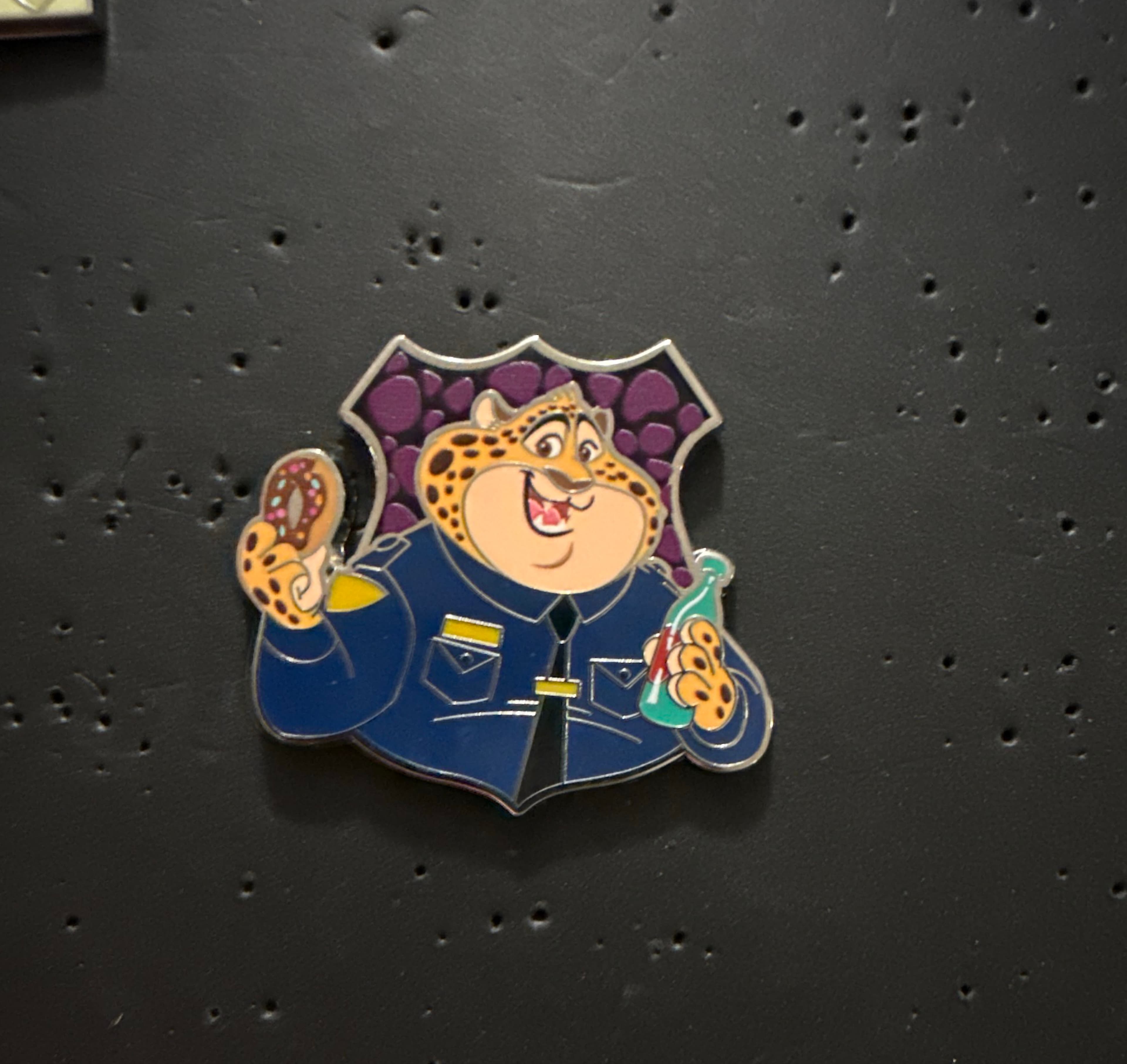 Officer Clawhauser - Zootopia 'The ZPD' Mystery Pin Set front