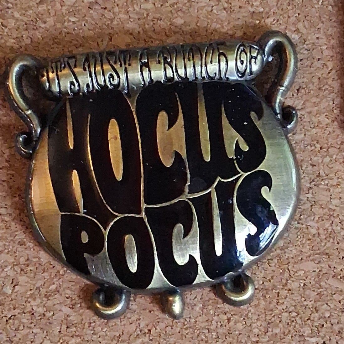 Disney Hocus Pocus It's Just a Bunch of Hocus Pocus Cauldron Enamel Pin