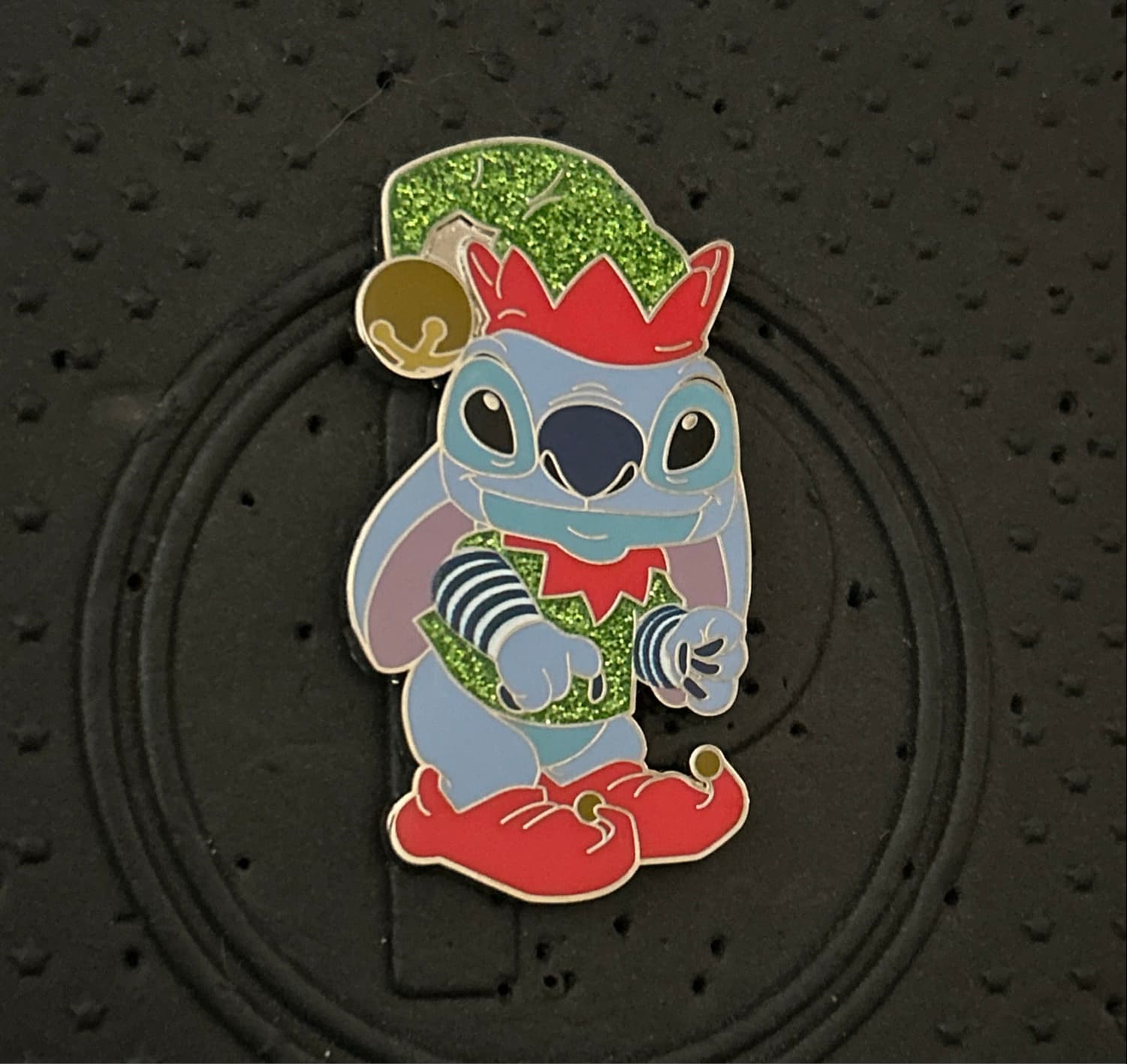 Elf Stitch Holiday 2025 Pin front