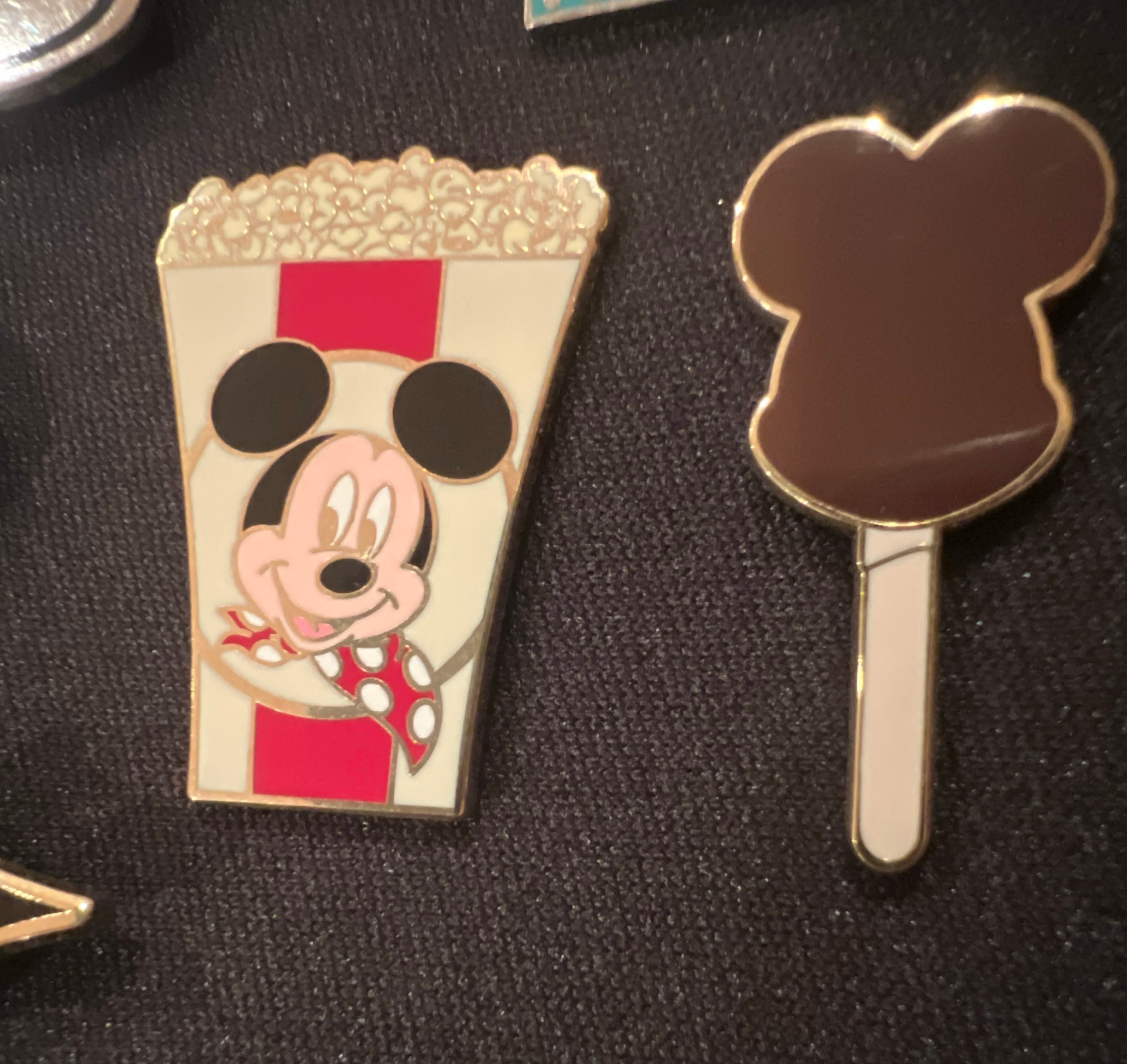 Park Snacks And Food- Popcorn And Mickey Ice Cream Bar