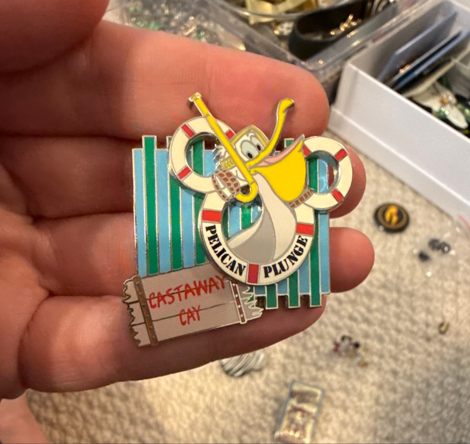 Disney Cruise Line Pelican Plunge Castaway Cay Pin