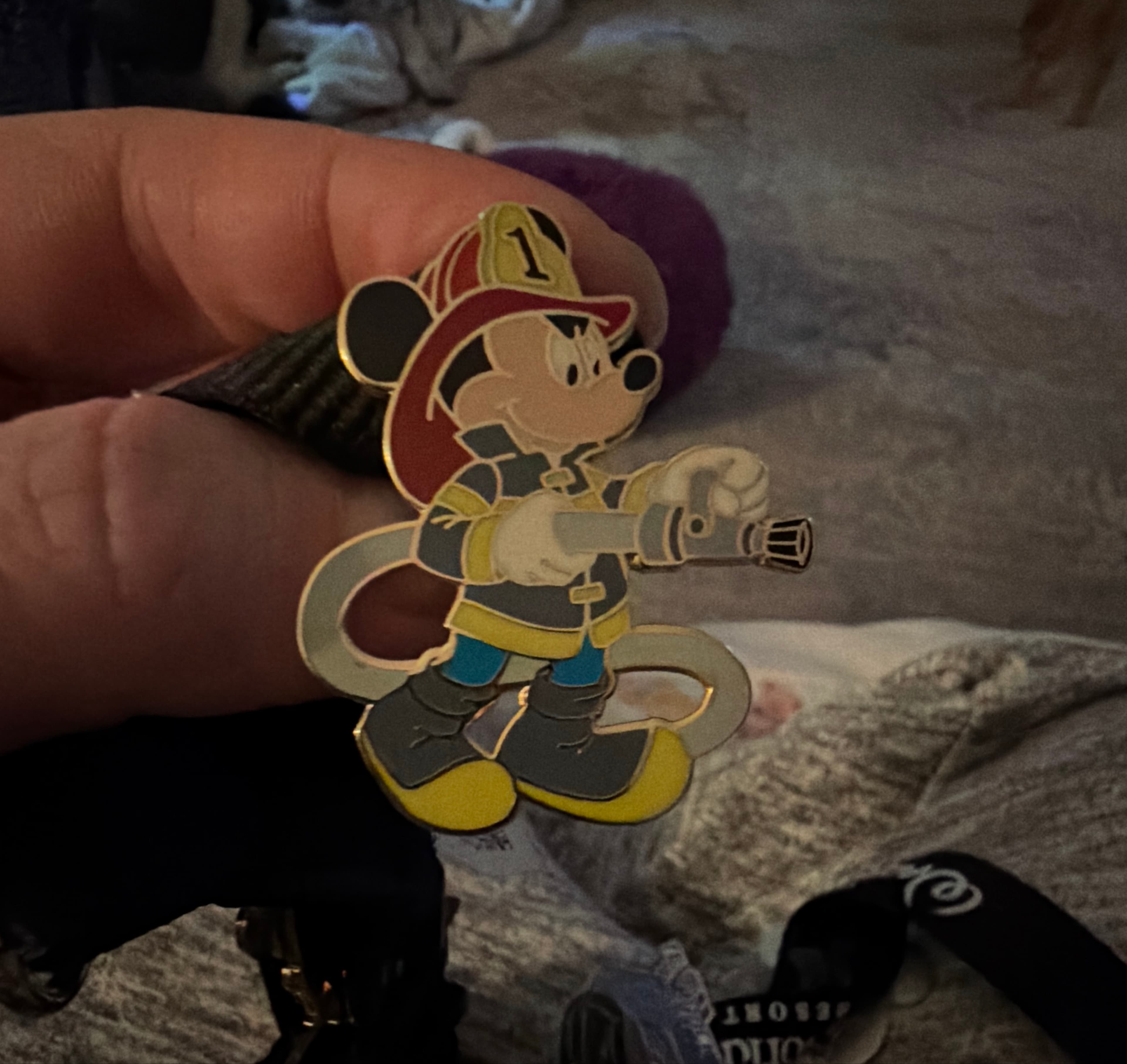 Fire Fighter Disney pin series