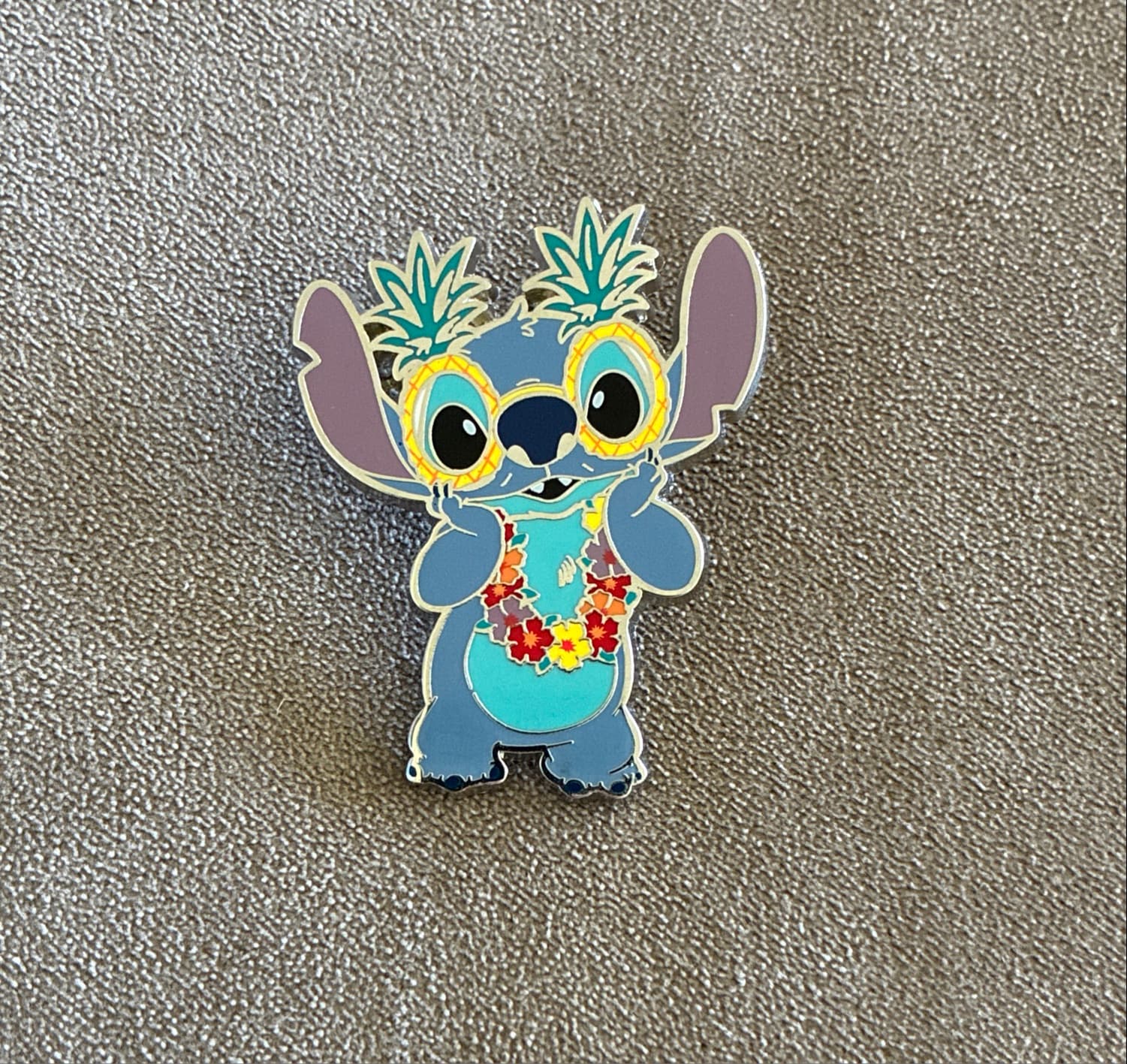 Stitch with Pineapple Glasses and Lei