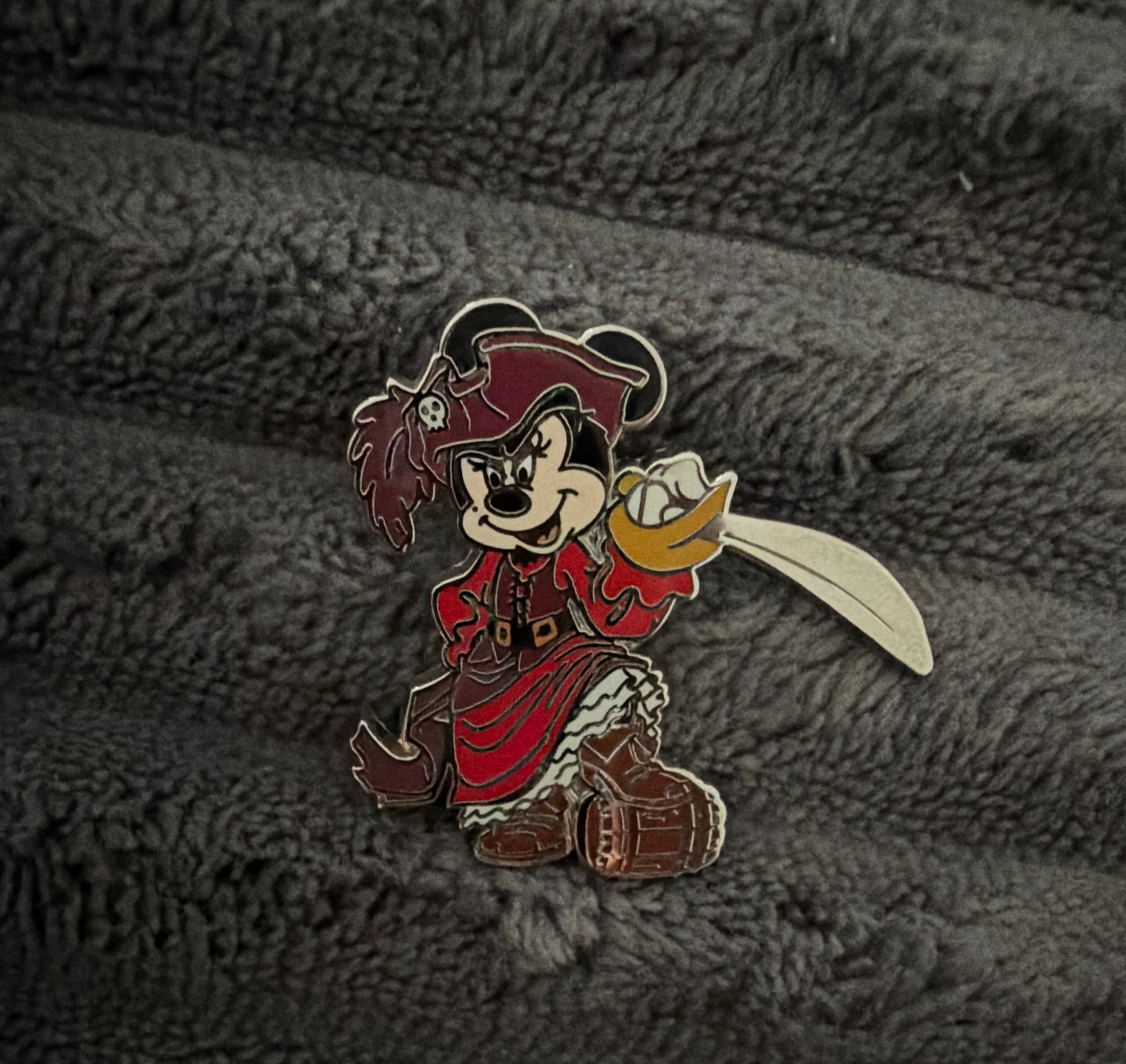 Minnie Mouse Pirate with Cutlass and Barrel Boot front