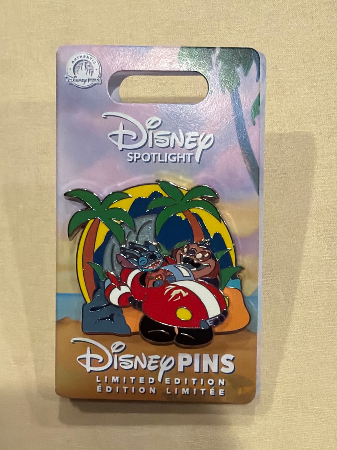 Stitch & Jumba in Red Spaceship - Disney Artist Spotlight Art Series