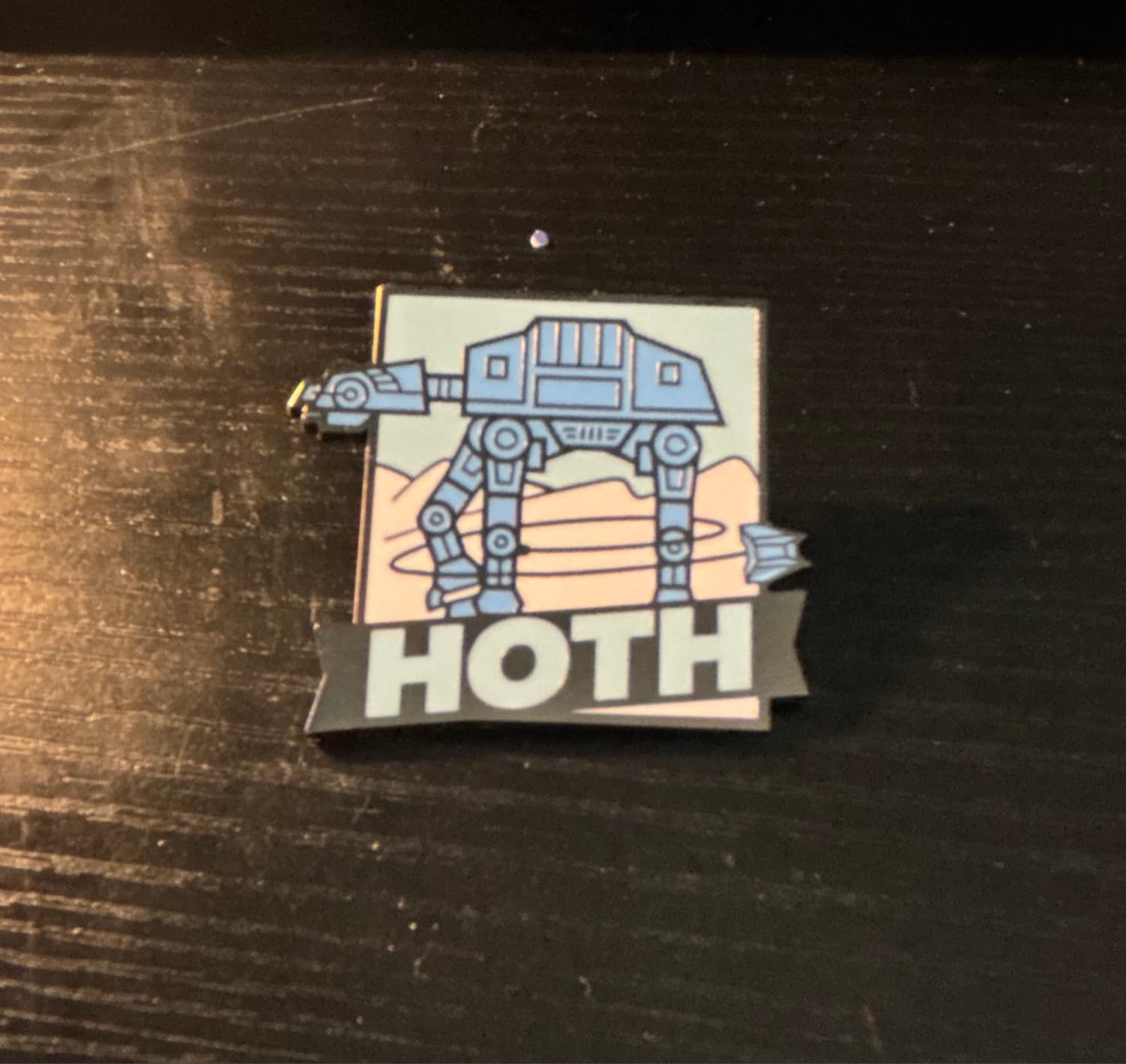 Disney D23 Hoth Fantastic World Star Wars AT-AT The Empire Strikes Back Pin front