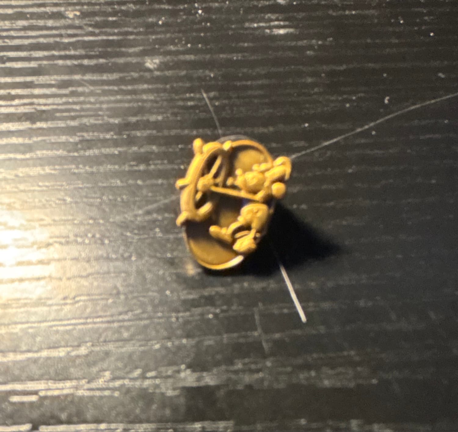 Mickey Mouse Steamboat Willie 1 Year Service Award Cast Member Pin