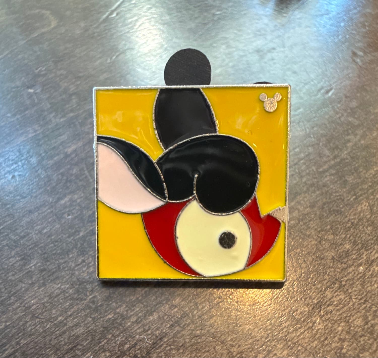 Mickey Mouse Stylized Face - Yellow