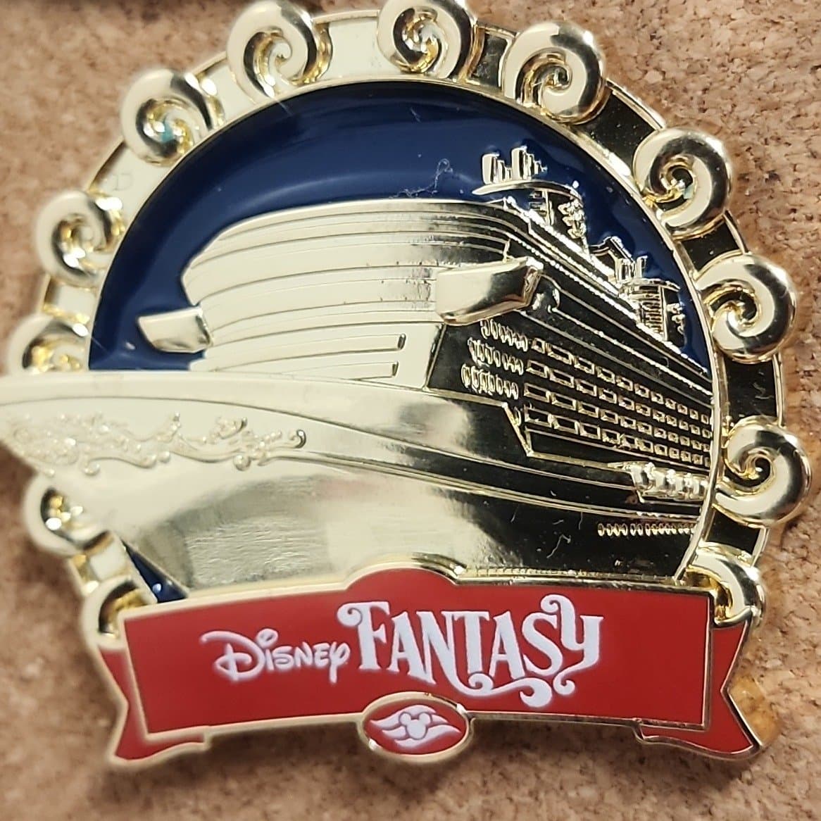 Disney Cruise Line - Disney Fantasy Ship Pin front