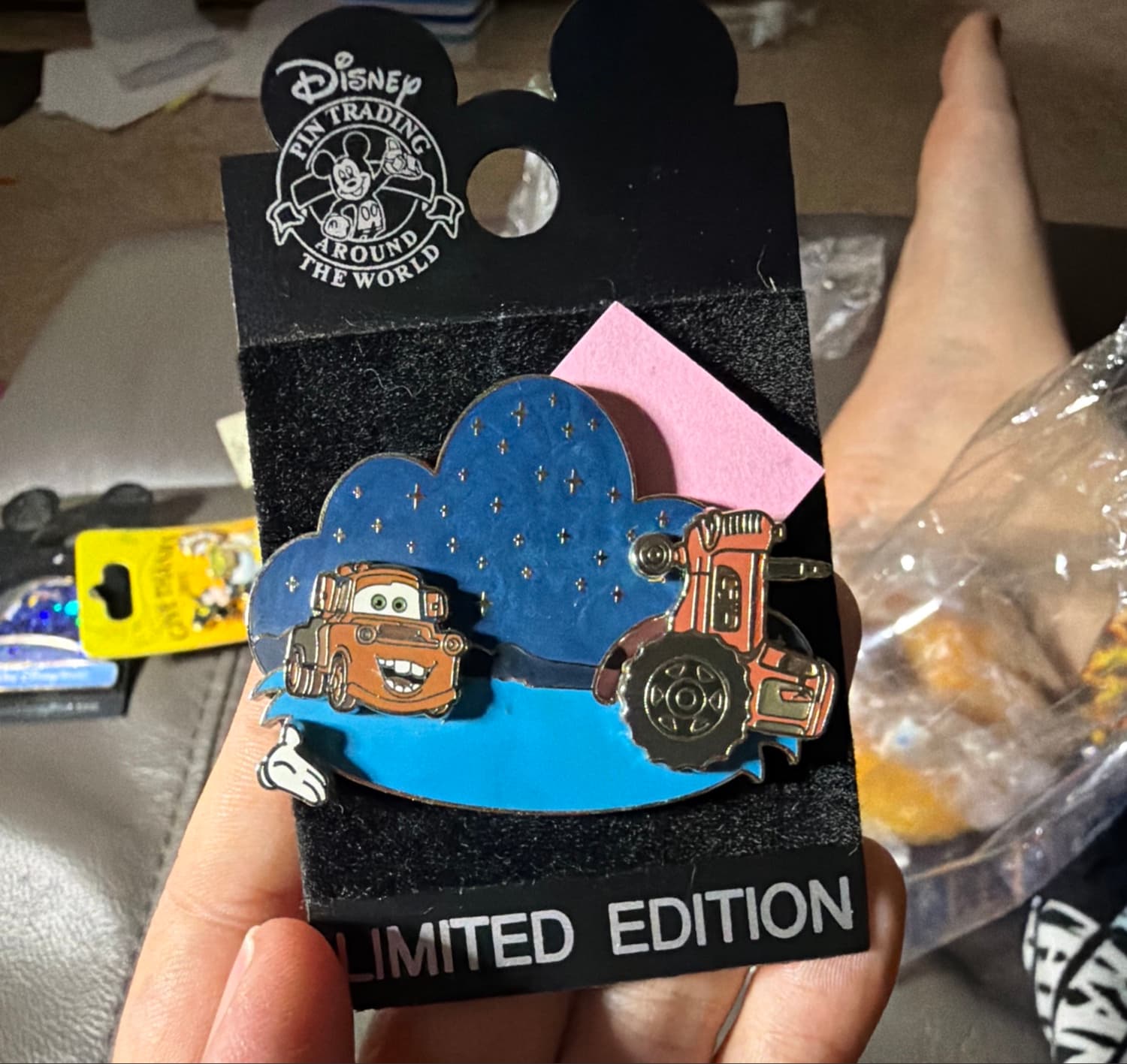 Mater & Tractor Tipping - Disney Pin Trading Around The World