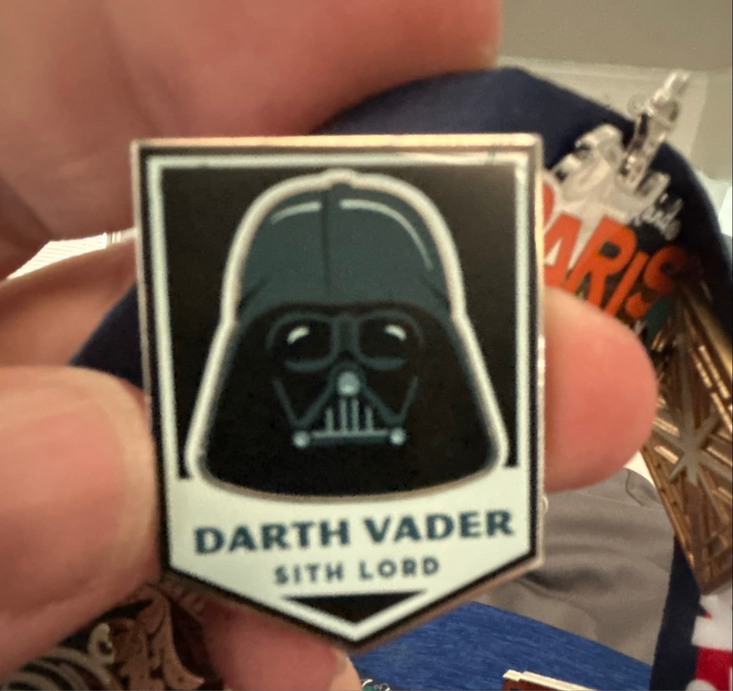 Star Wars - Darth Vader Name Tag front