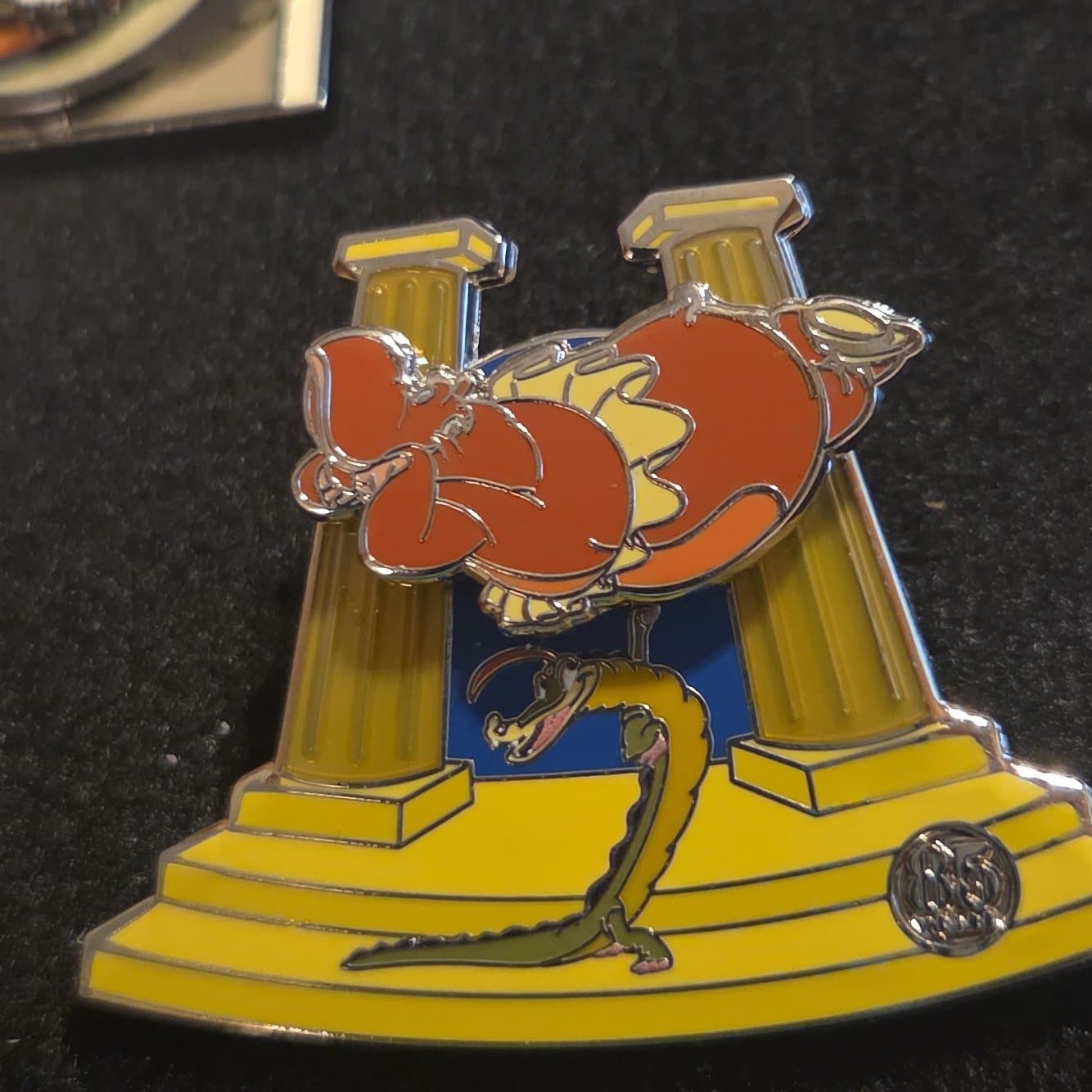 Disney Parks Fantasia 85th Anniversary Ben Ali Gator & Hyacinth Pin front