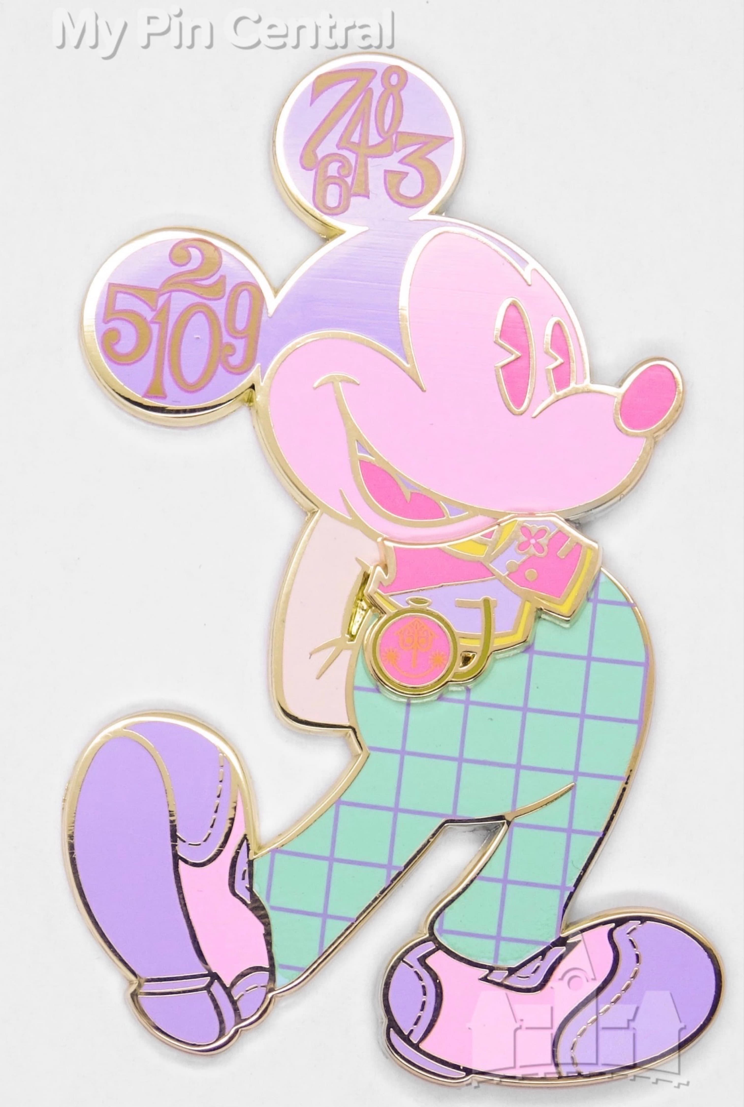 Mickey Mouse The Main Attraction It's A Small World Pin front