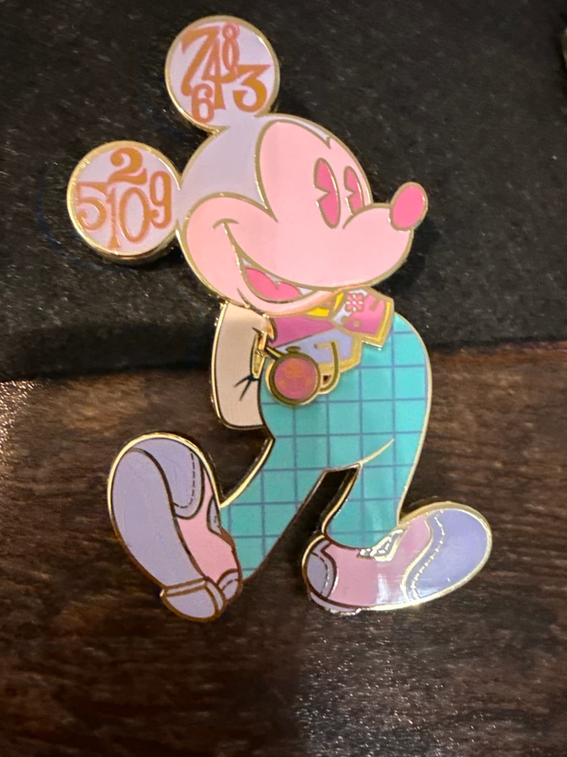 Mickey Mouse The Main Attraction It's A Small World Pin front