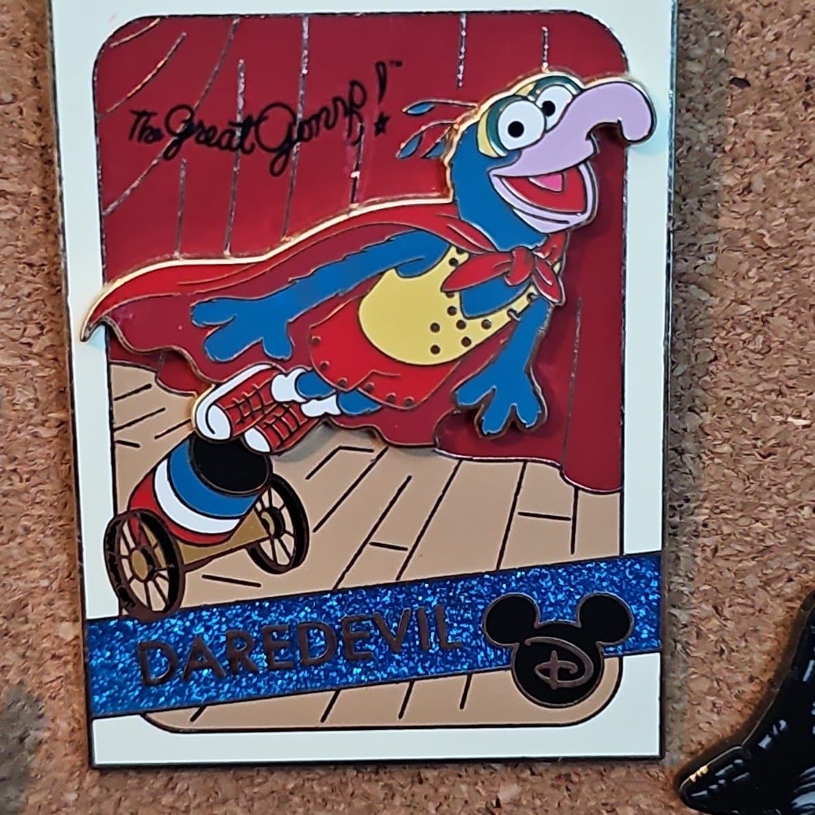 Disney Pin - The Muppets - Trading Cards: Daredevil Gonzo front
