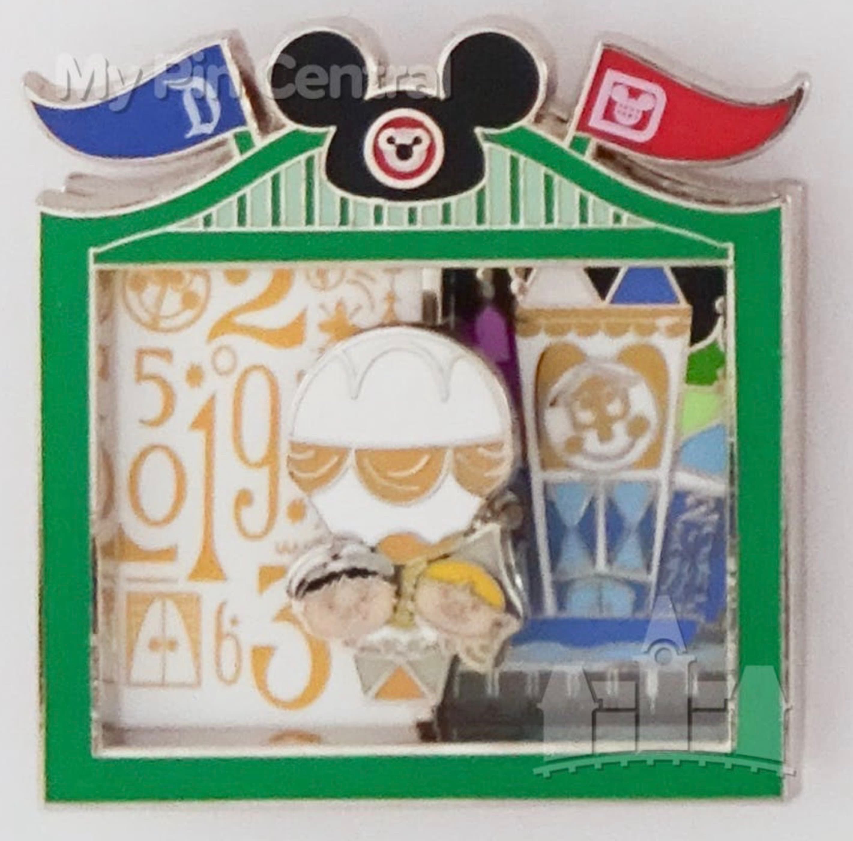 Disney Bicoastal Adventures it's a small world Pin front