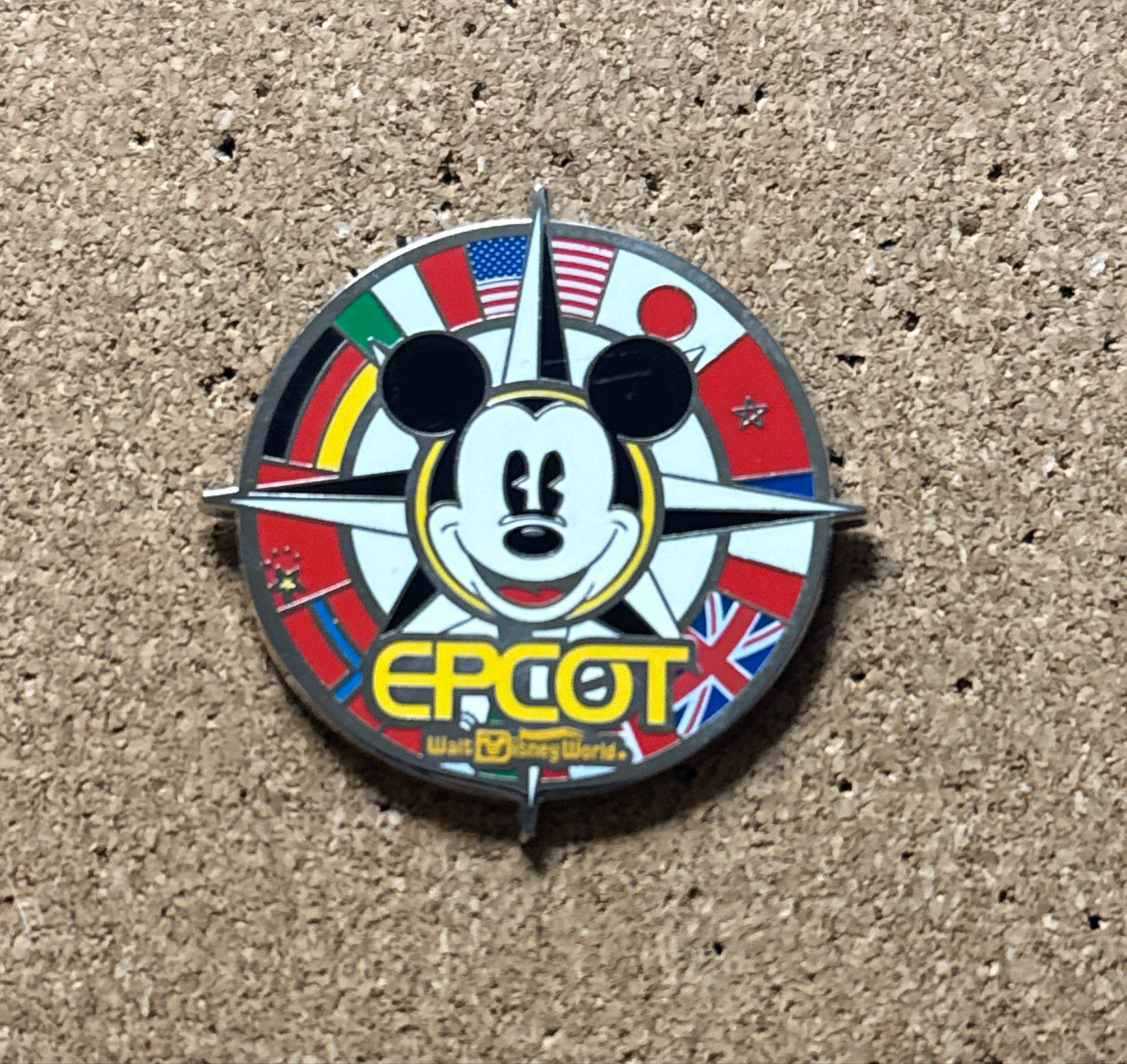 Mickey Mouse Compass Rose and Country Flags front