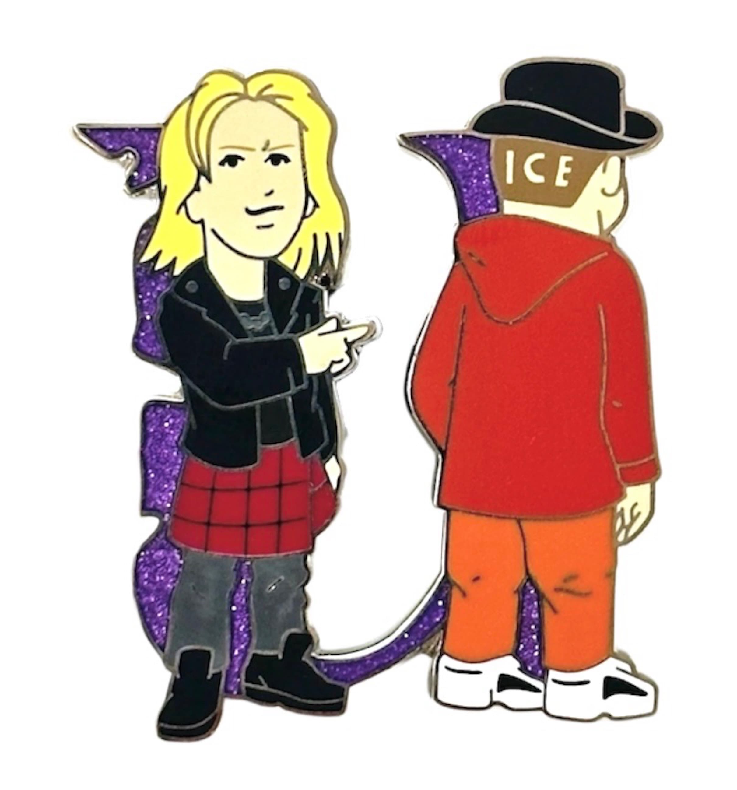 Ice and Jay Letter U Puzzle Piece front