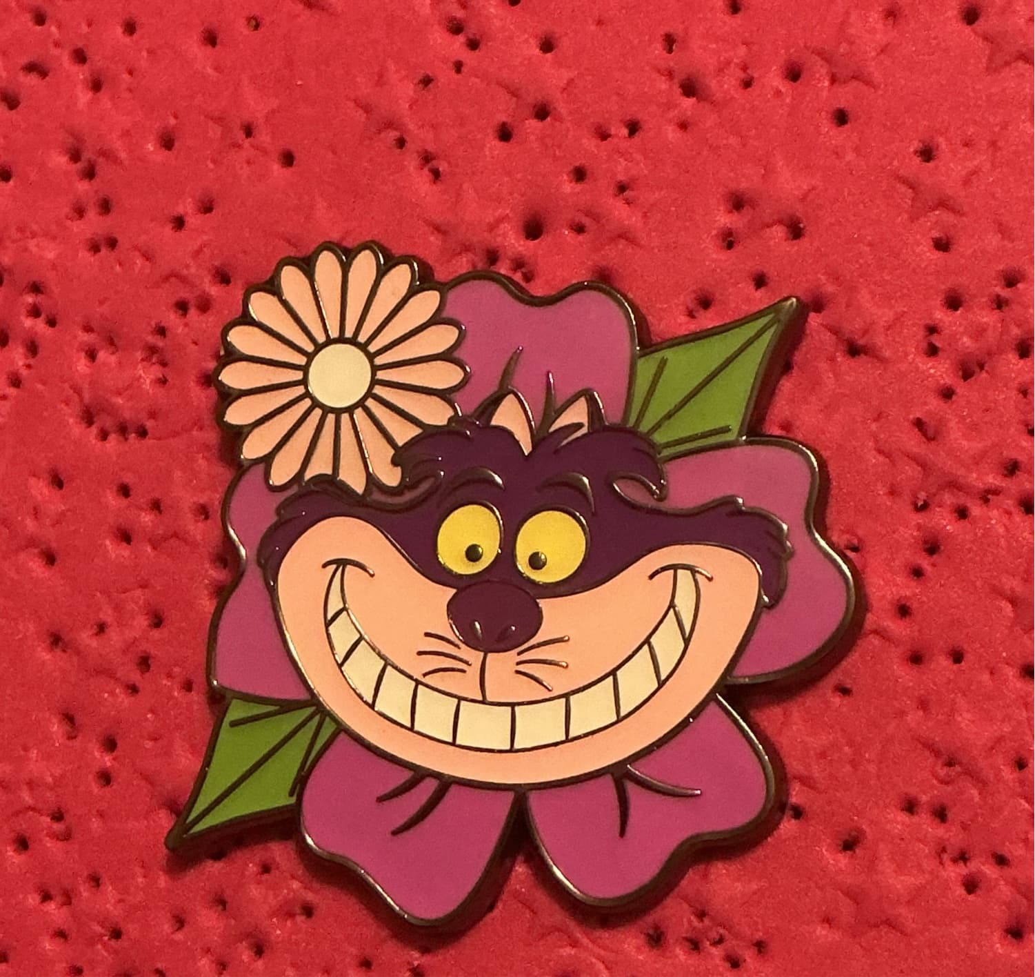 Cheshire Cat with Flower