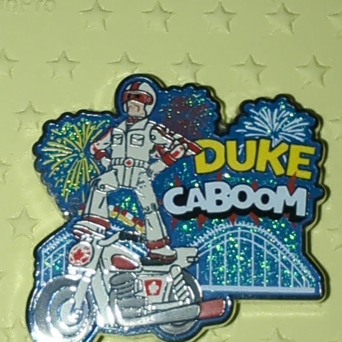 Toy Story 4 Mystery Pin Set - Duke Caboom front