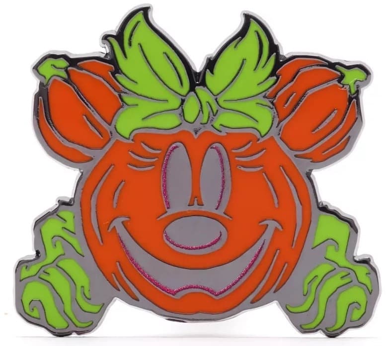 Minnie Mouse Jack-O-Lantern Pumpkin front