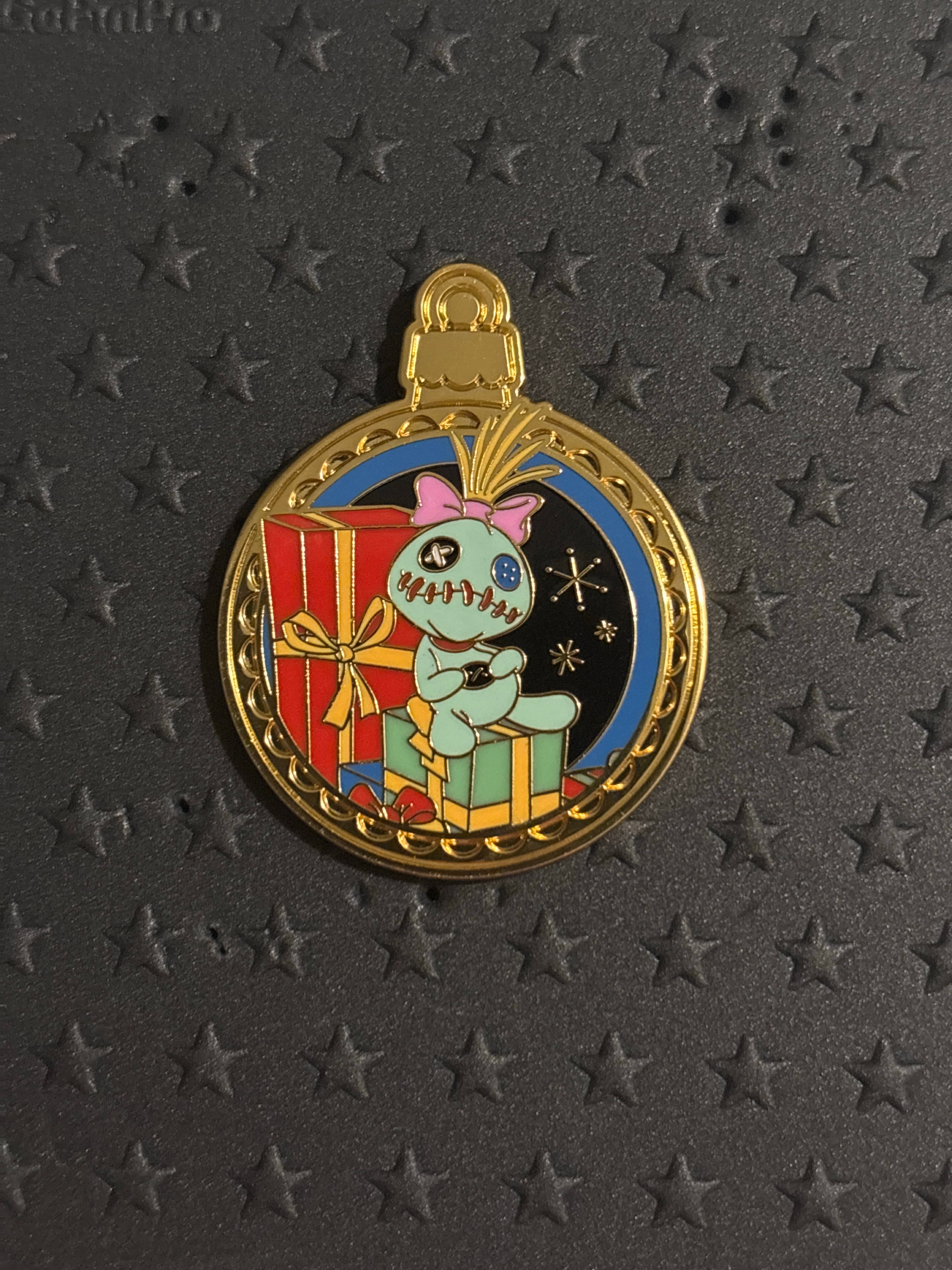 Scrump Sitting with Gifts front