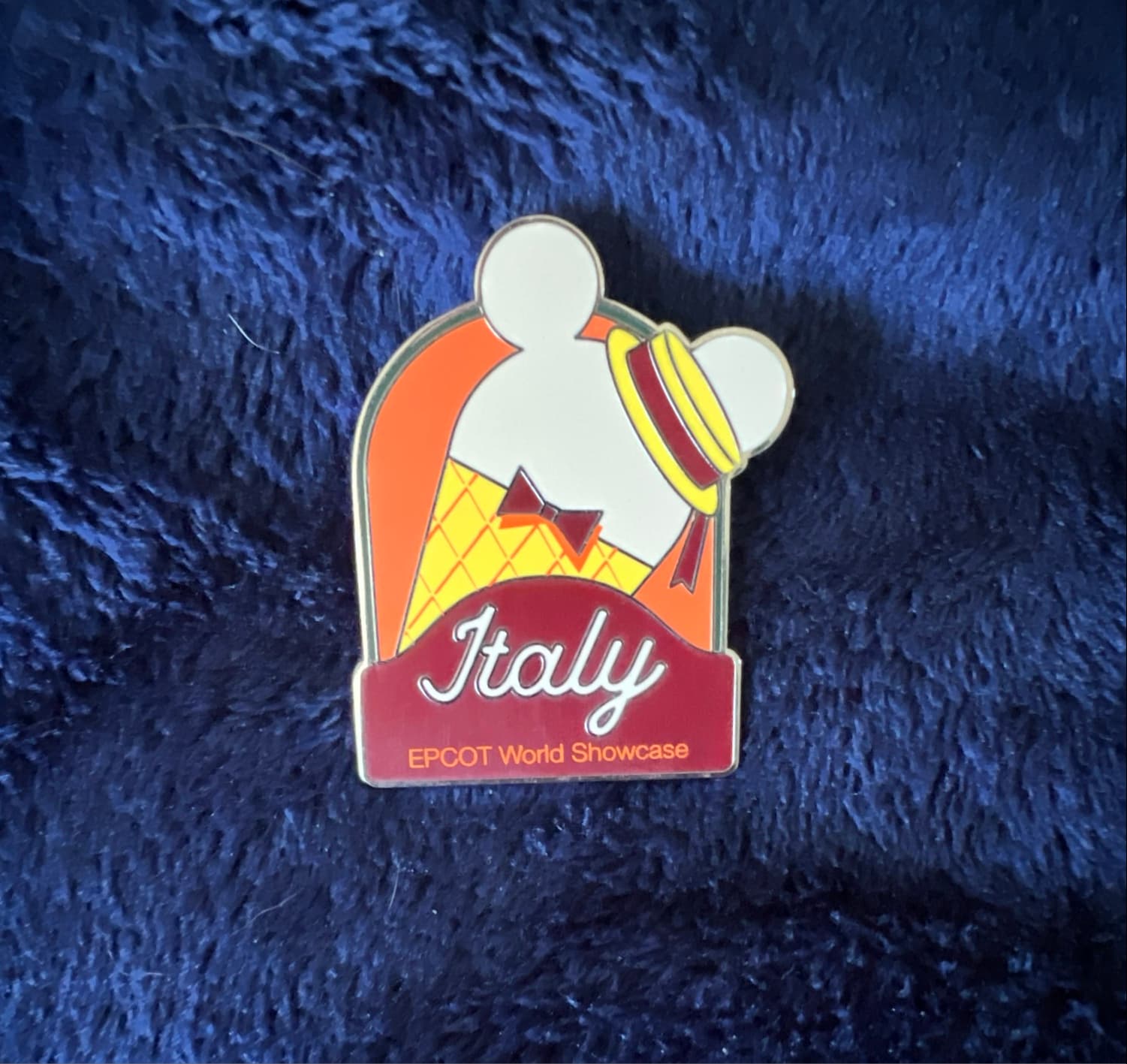Italy Gelato Mickey Mouse Icon EPCOT World Showcase Pin front