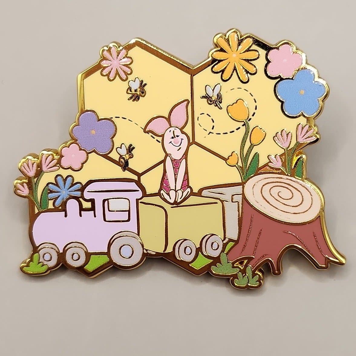 Disney Winnie the Pooh Honeycomb Characters Blind Box Enamel Pin