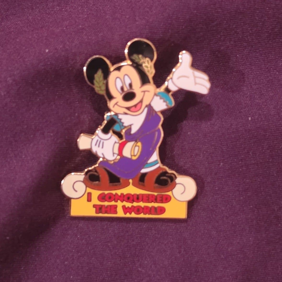 Mickey Mouse - I Conquered The World Pin Pursuit