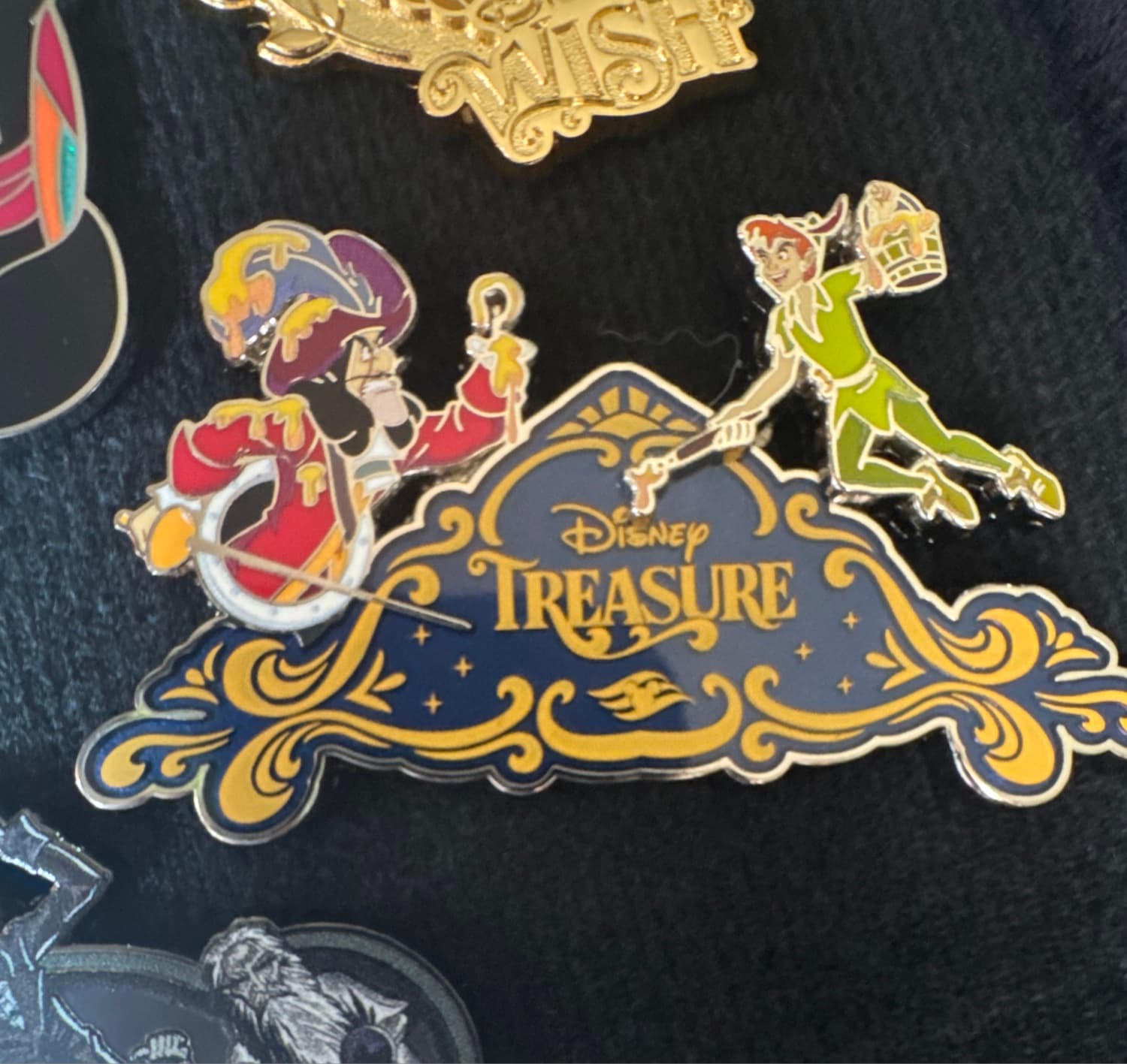 Captain Hook and Peter Pan - Painting the Back of the Ship front