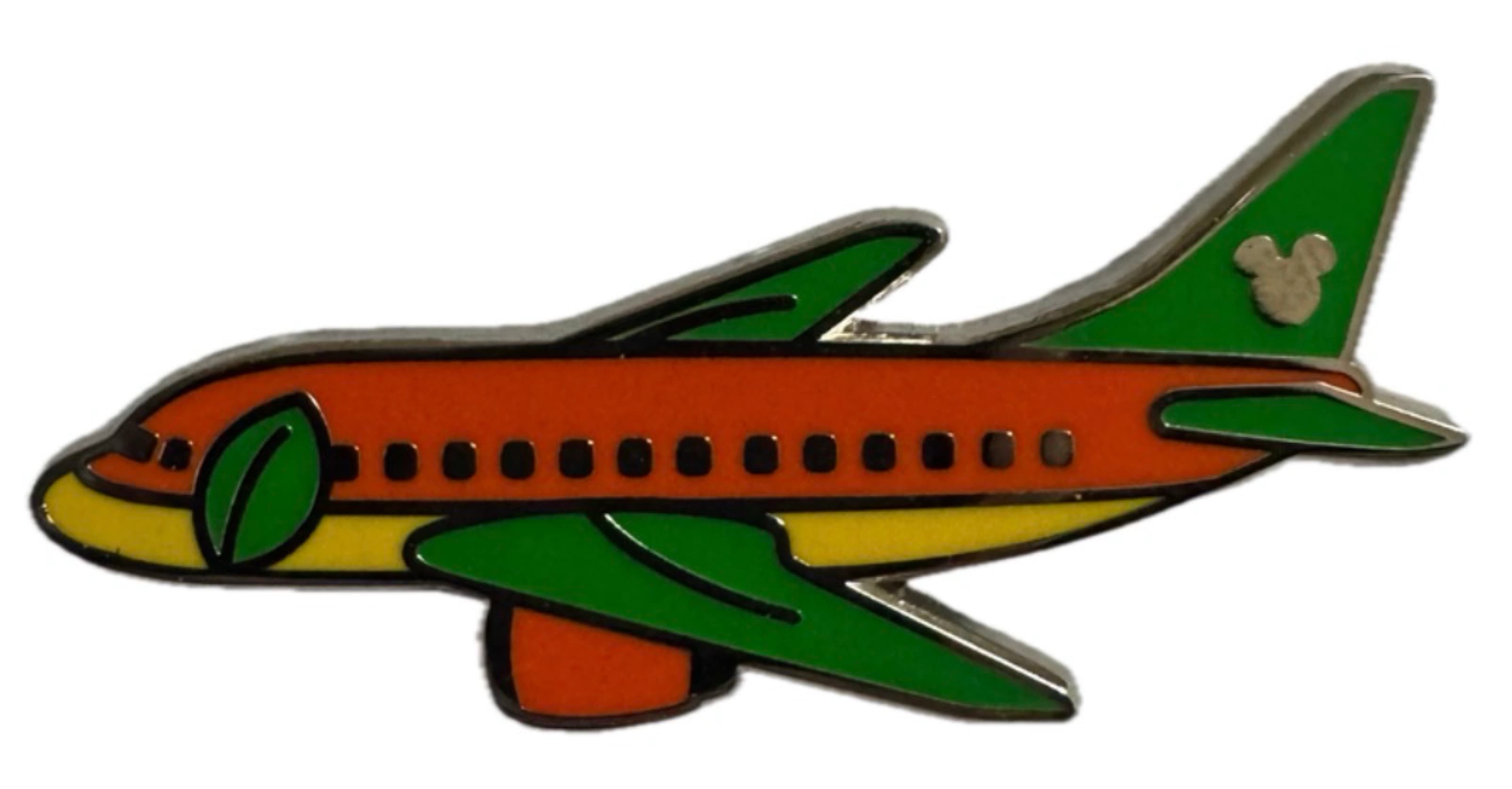 Orange Bird Character Airplane front