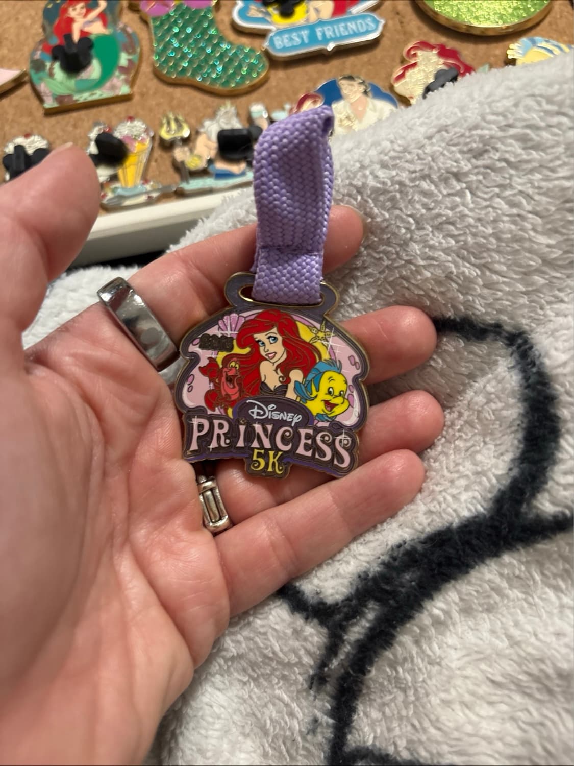The Little Mermaid Ariel Disney Princess 5K Pin