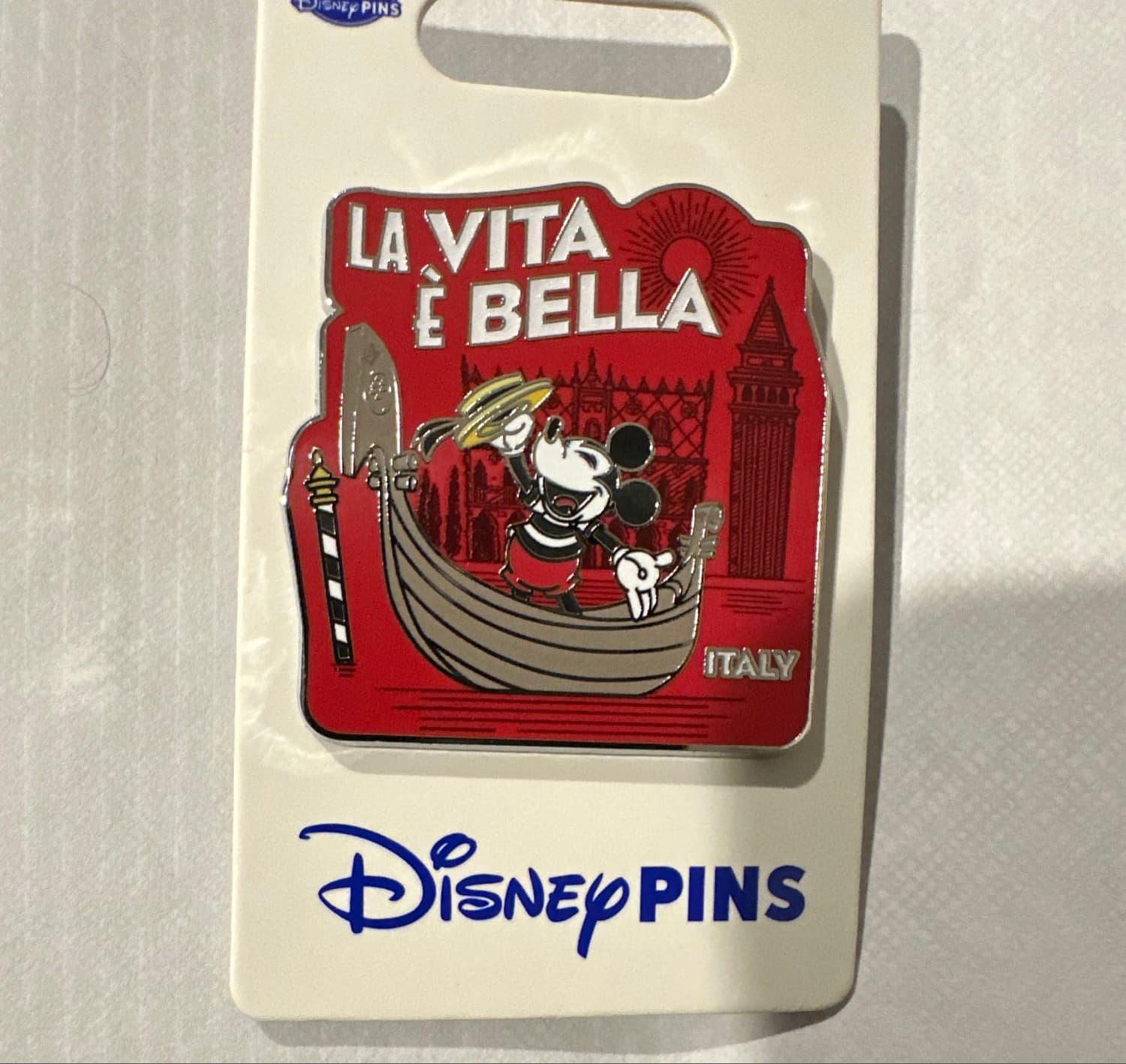 EPCOT World Showcase - La Vita è Bella - Mickey Mouse Italy Pin