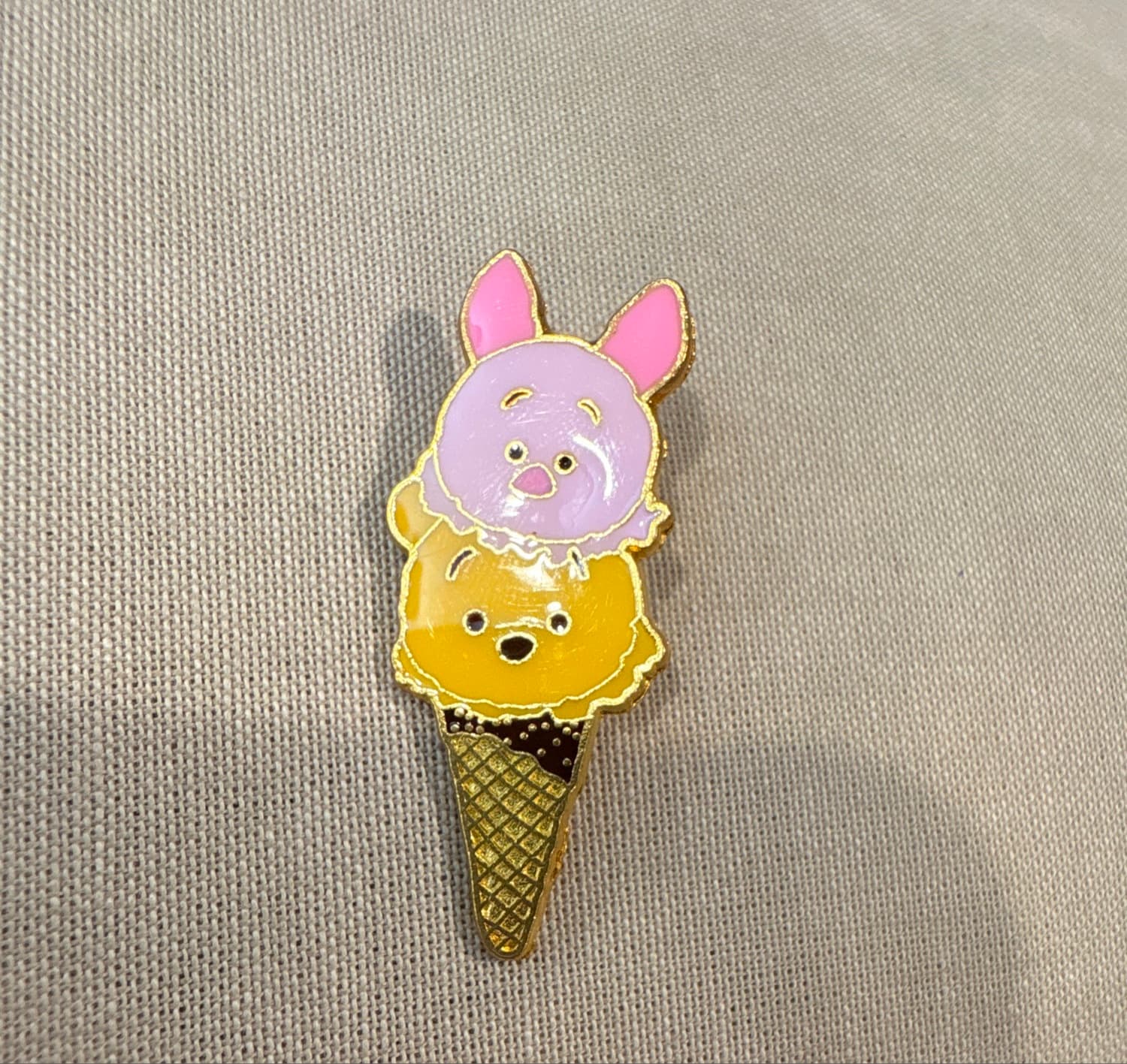 Piglet and Winnie the Pooh Ice Cream Cone