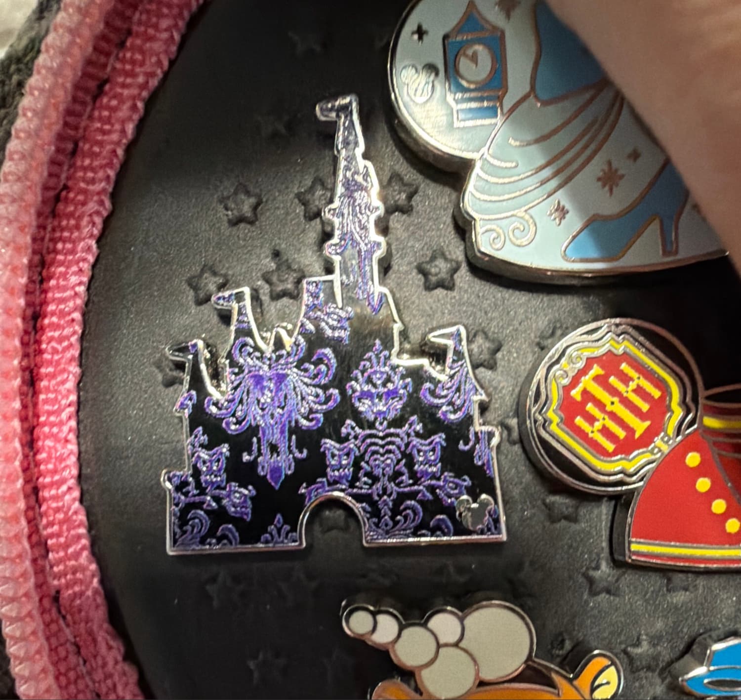 Hidden Mickey Haunted Mansion Castle front