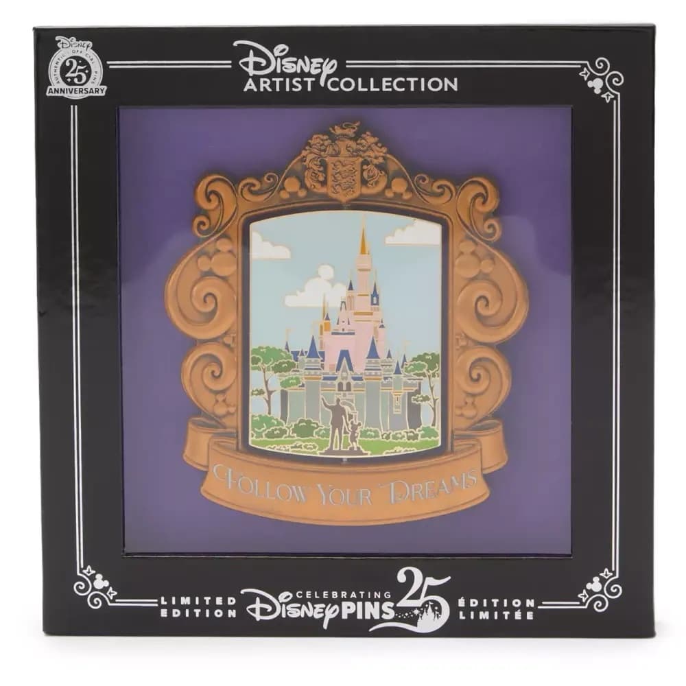 Follow Your Dreams Disney Castles Spinning Mini Jumbo front
